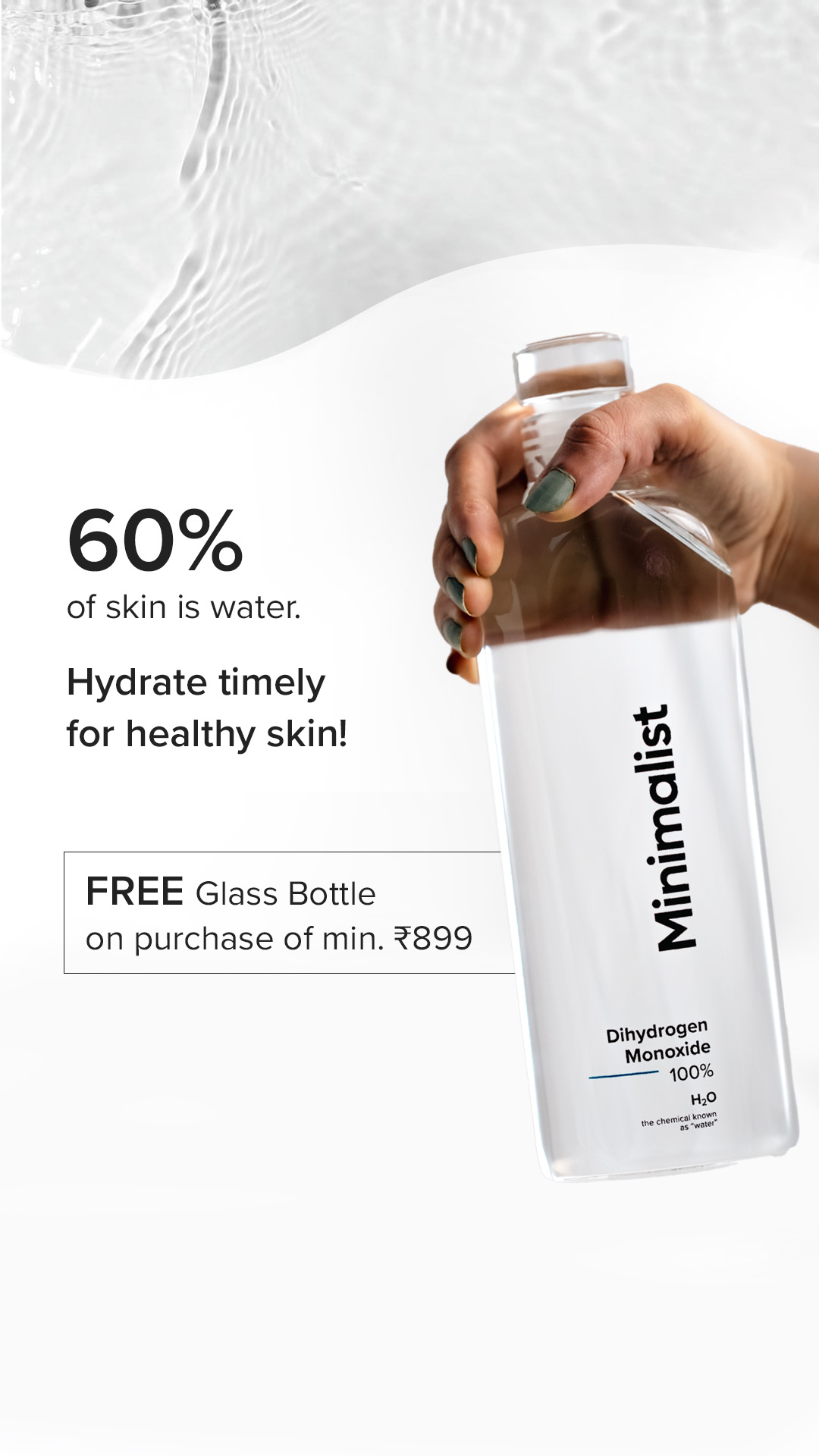 Minimalistinc Facebook ad