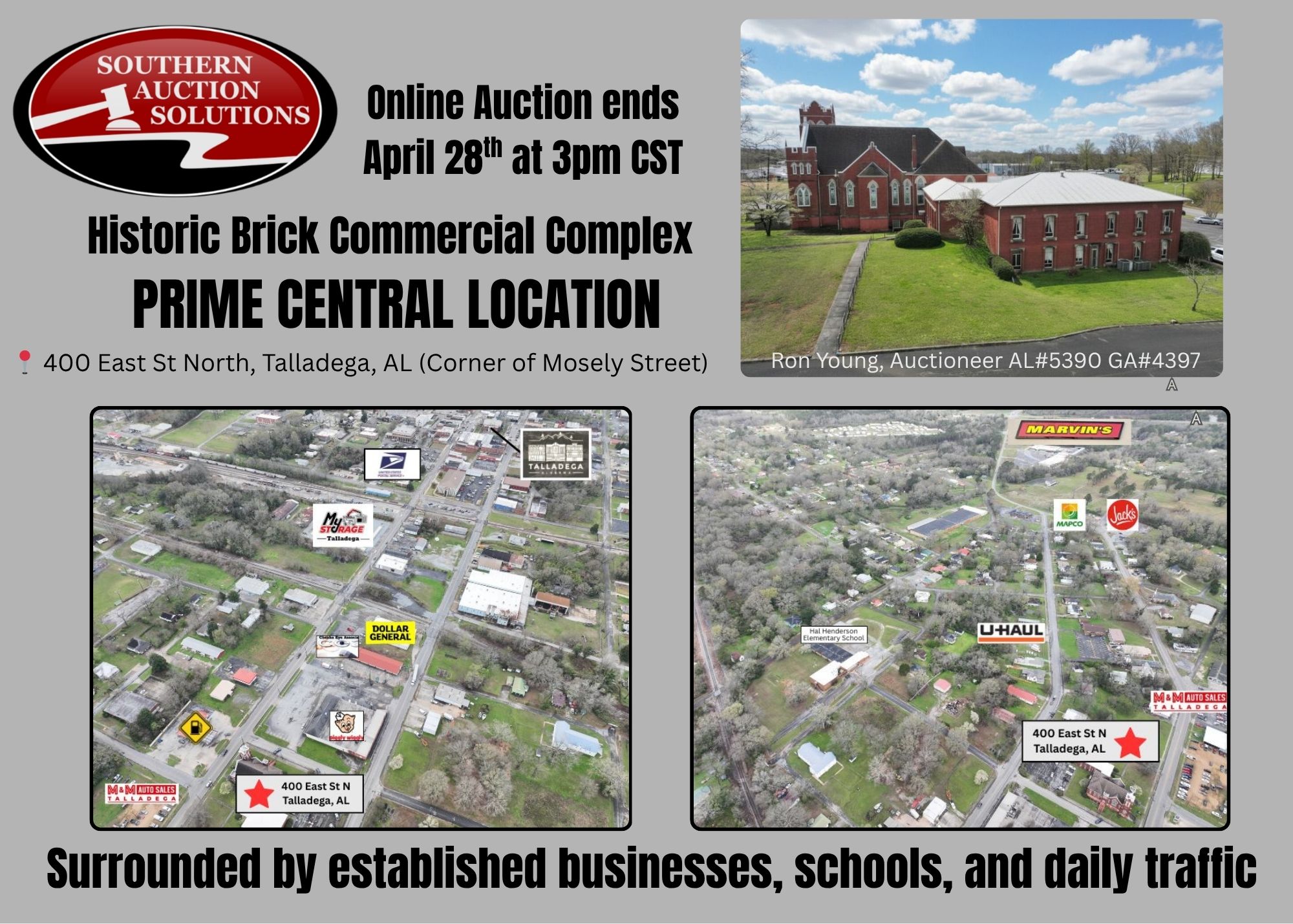 Southern Auction Solutions Facebook ad: Final Opportunity Bid Online Now
