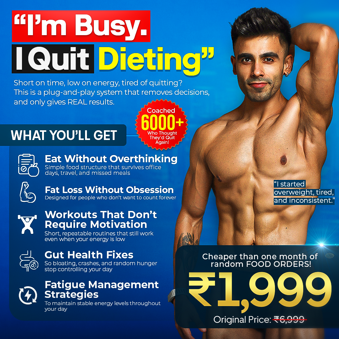 Ekansh Taneja Facebook ad: Transform Your Body: DIY Program for ₹1999! Limited Time…
