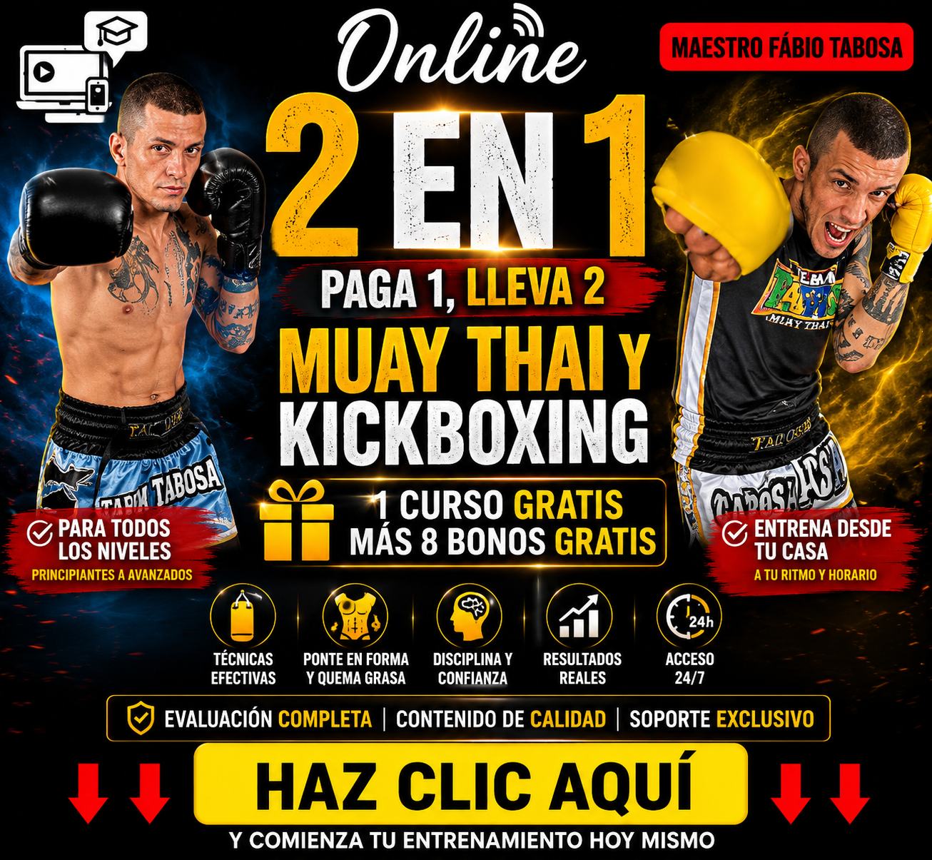 Mundo de lá lucha Facebook ad: Promoción especial por tiempo limitado.