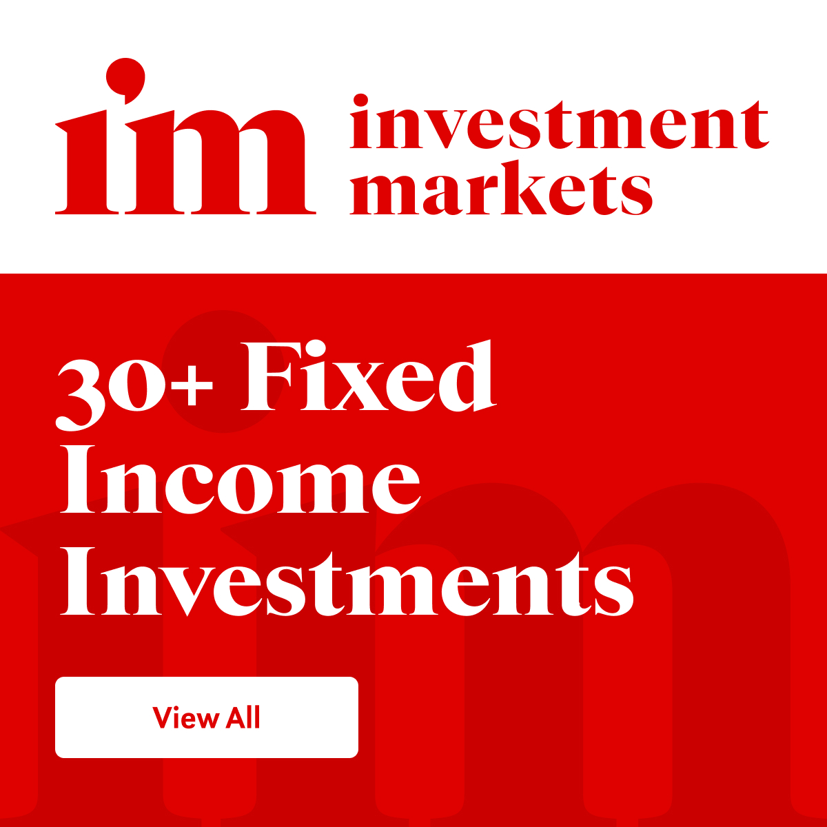 InvestmentMarkets Facebook ad: What's your cash actually earning right now?