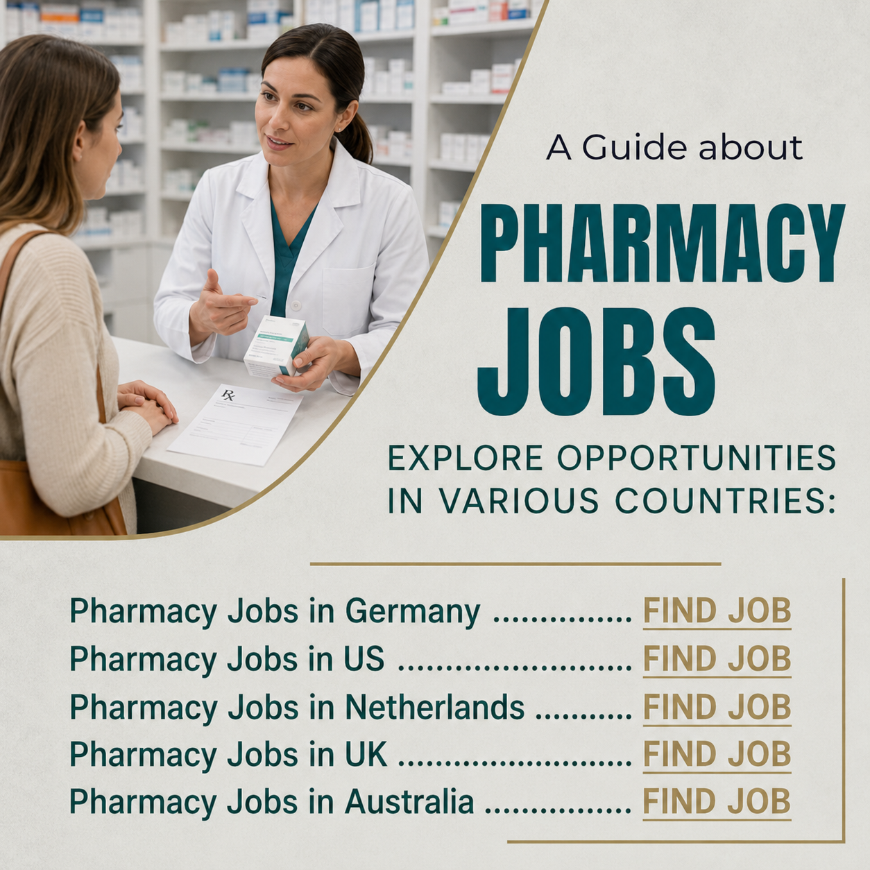 Job Center Facebook ad: Pharmacy Work Opportunities