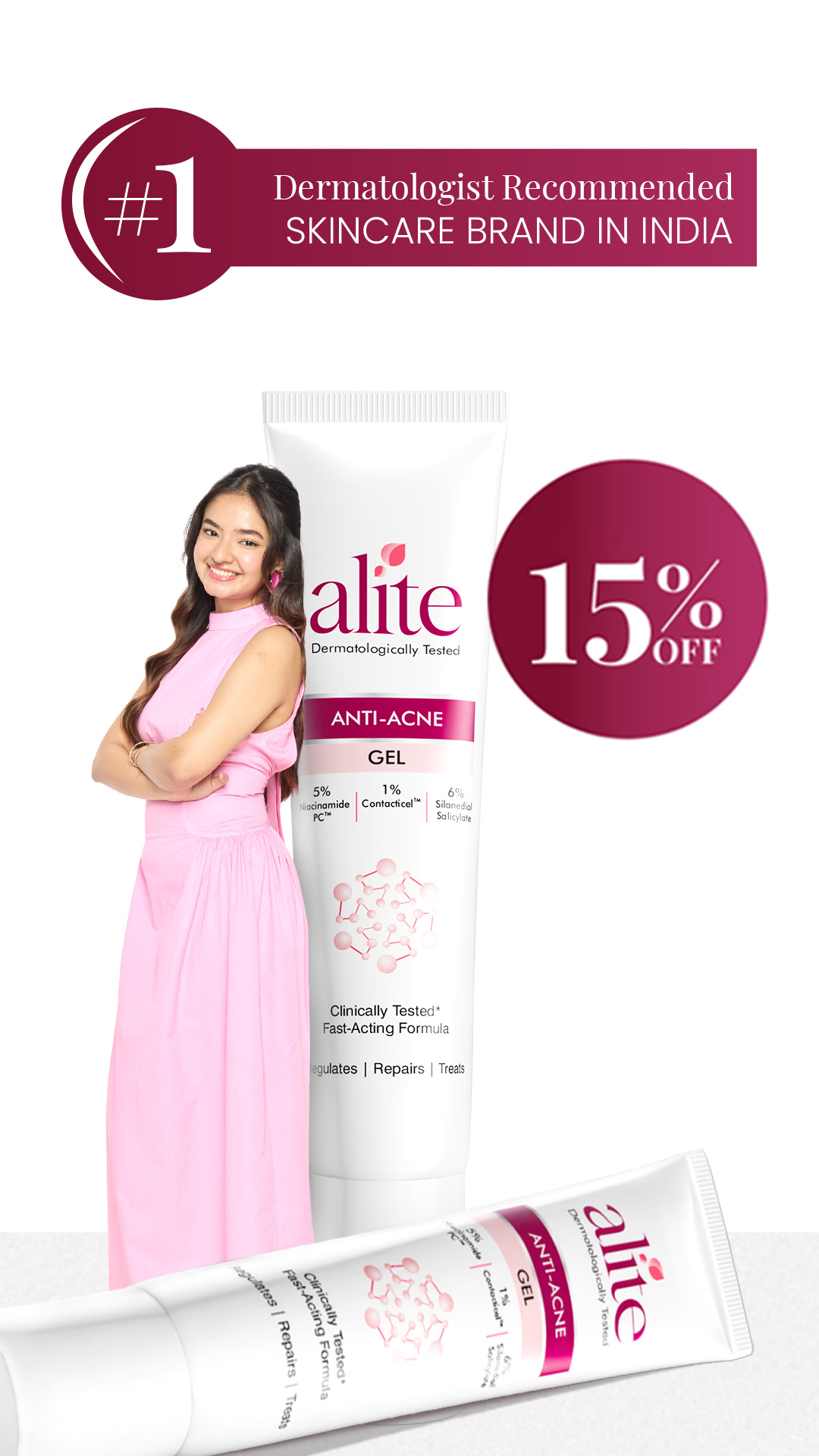Anushka Sen Facebook ad: Clear Skin Isn’t a Dream Anymore