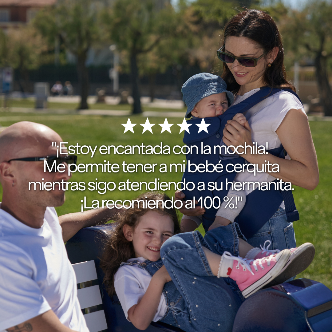 Koala Babycare Facebook ad: La mochila portabebés ergonómica para ti y para tu bebé.