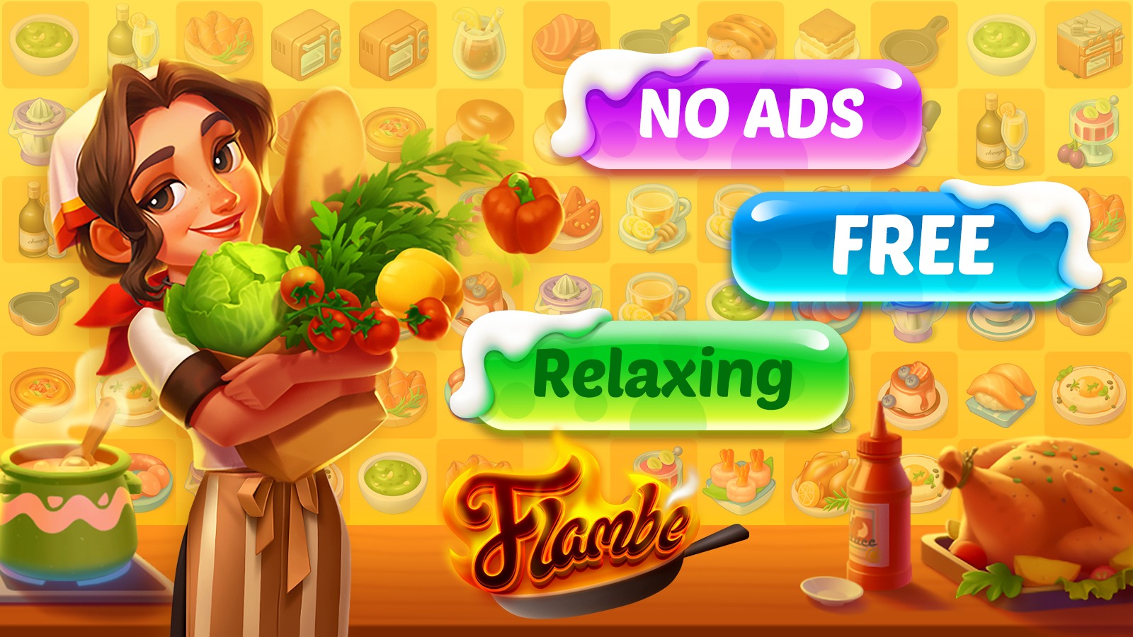 Flambé: Merge & Cook Facebook ad: MERGE & COOK!