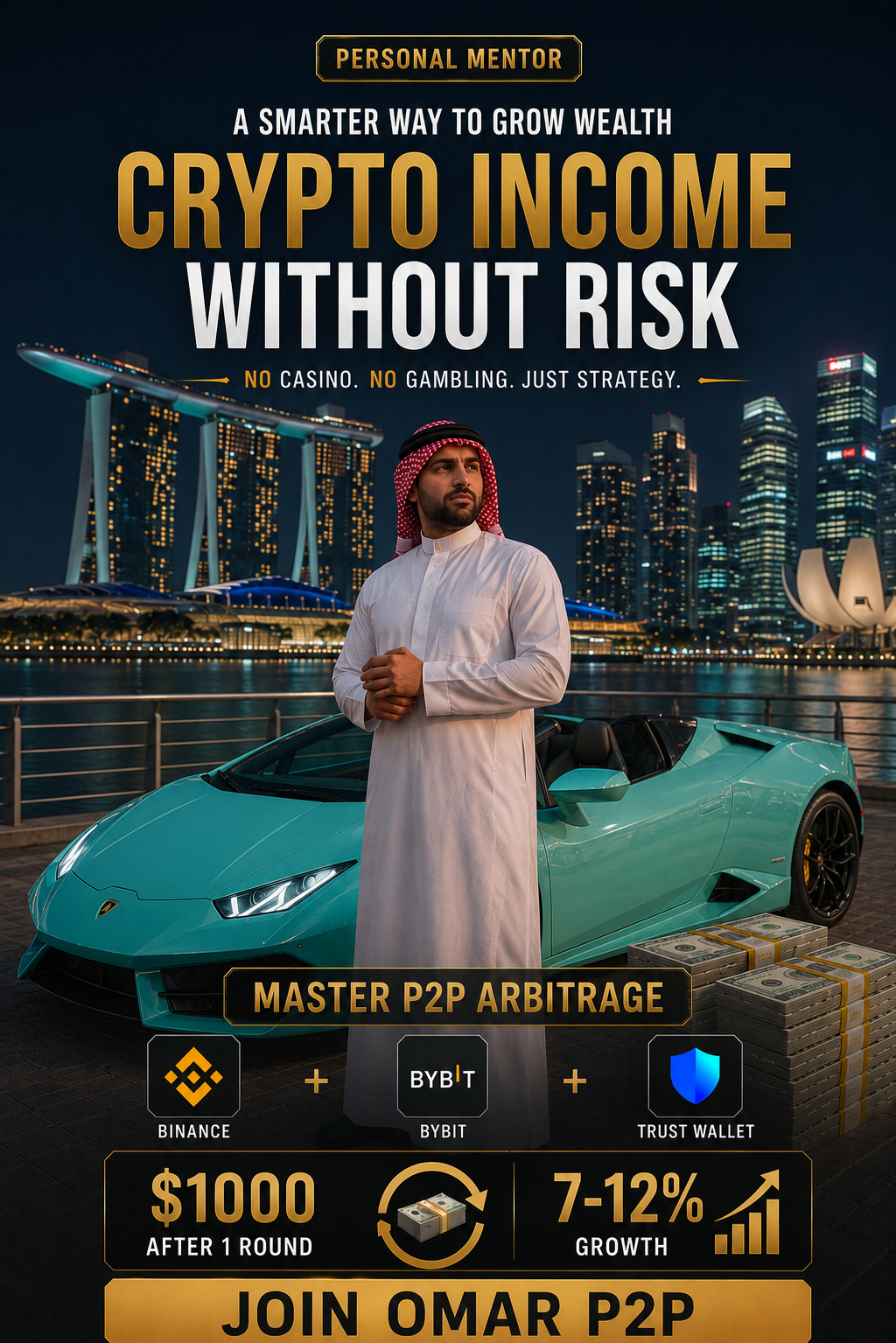 Omar P2P GOLD Facebook ad from Jun 25, 2026