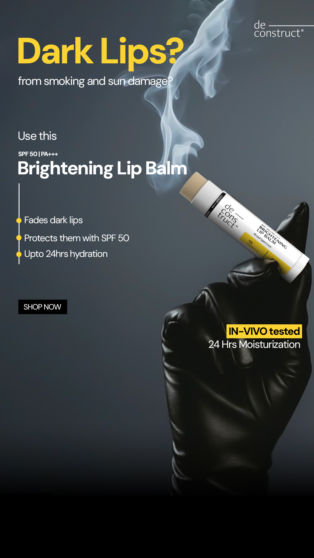 Deconstruct Skincare Facebook ad