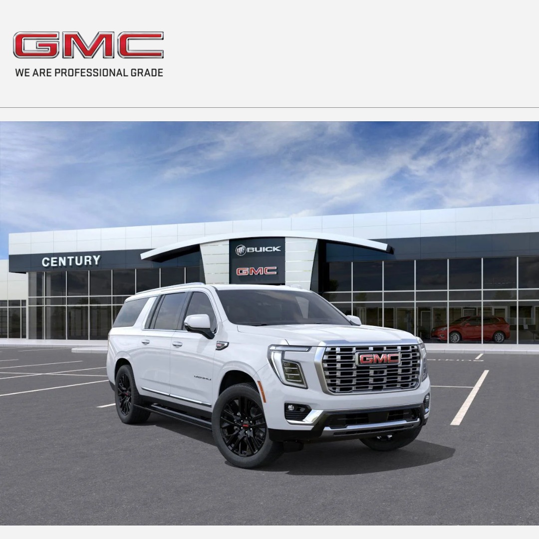 Century Buick GMC Facebook ad: Check out our great selection of new models…