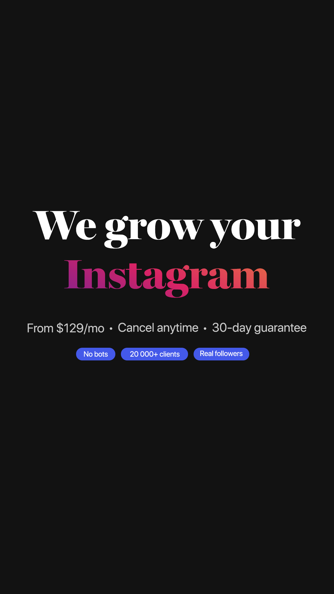 Socialboost Facebook ad