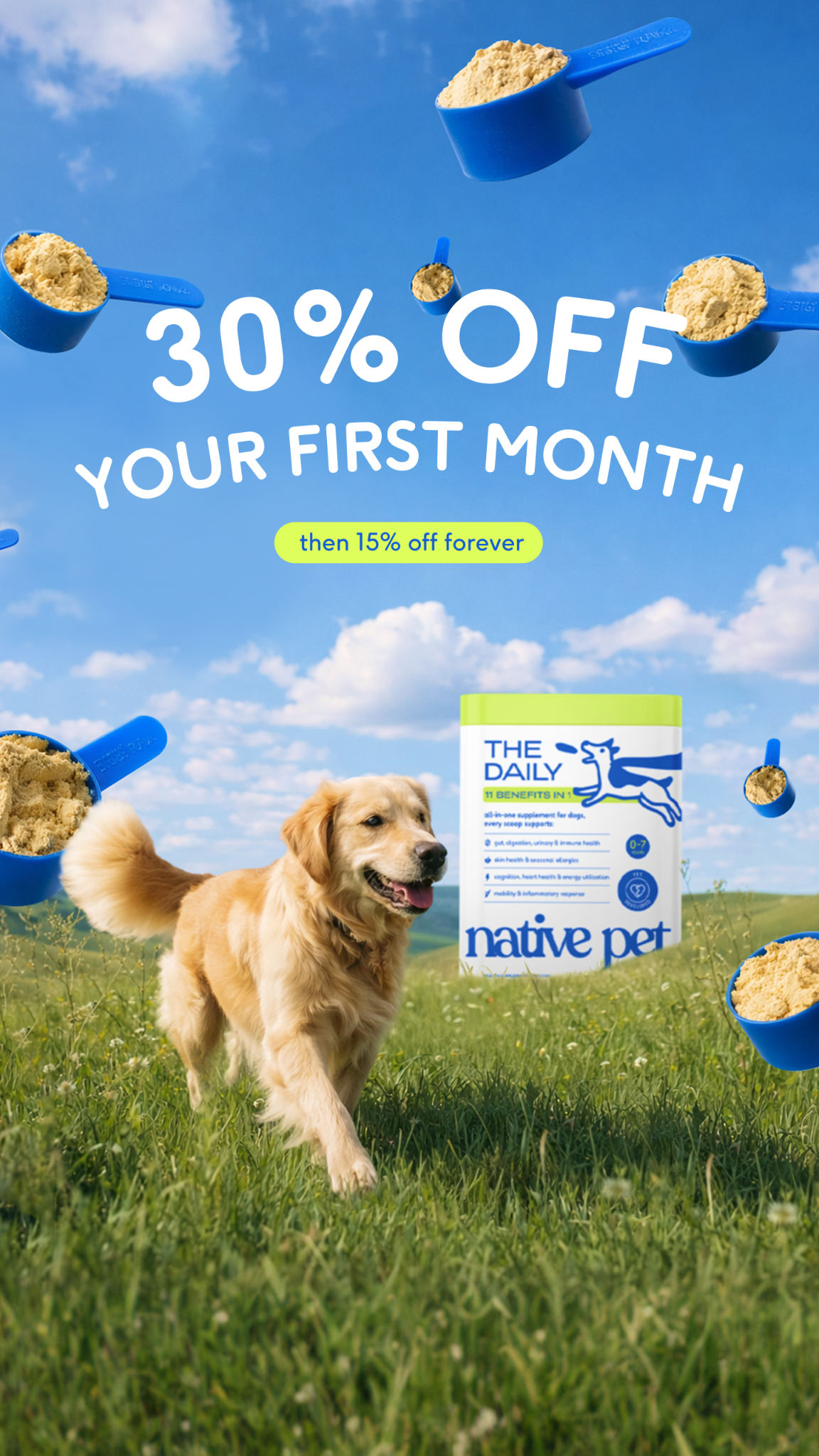 Native Pet Facebook ad