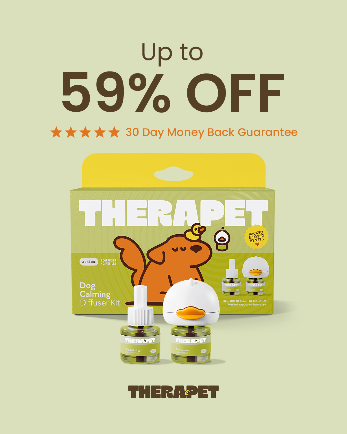 TheraPet Facebook ad
