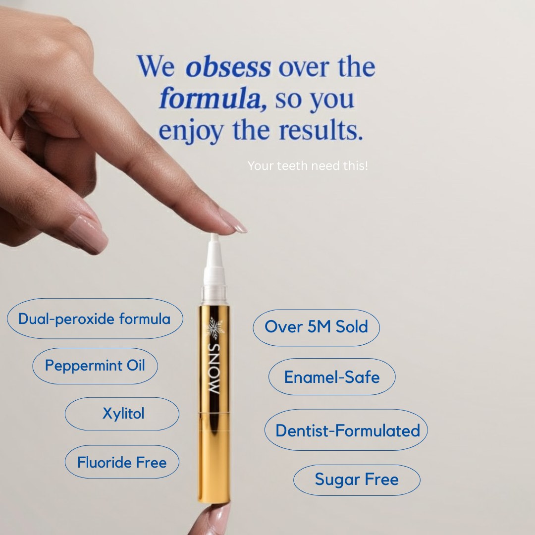 SNOW Teeth Whitening Facebook ad