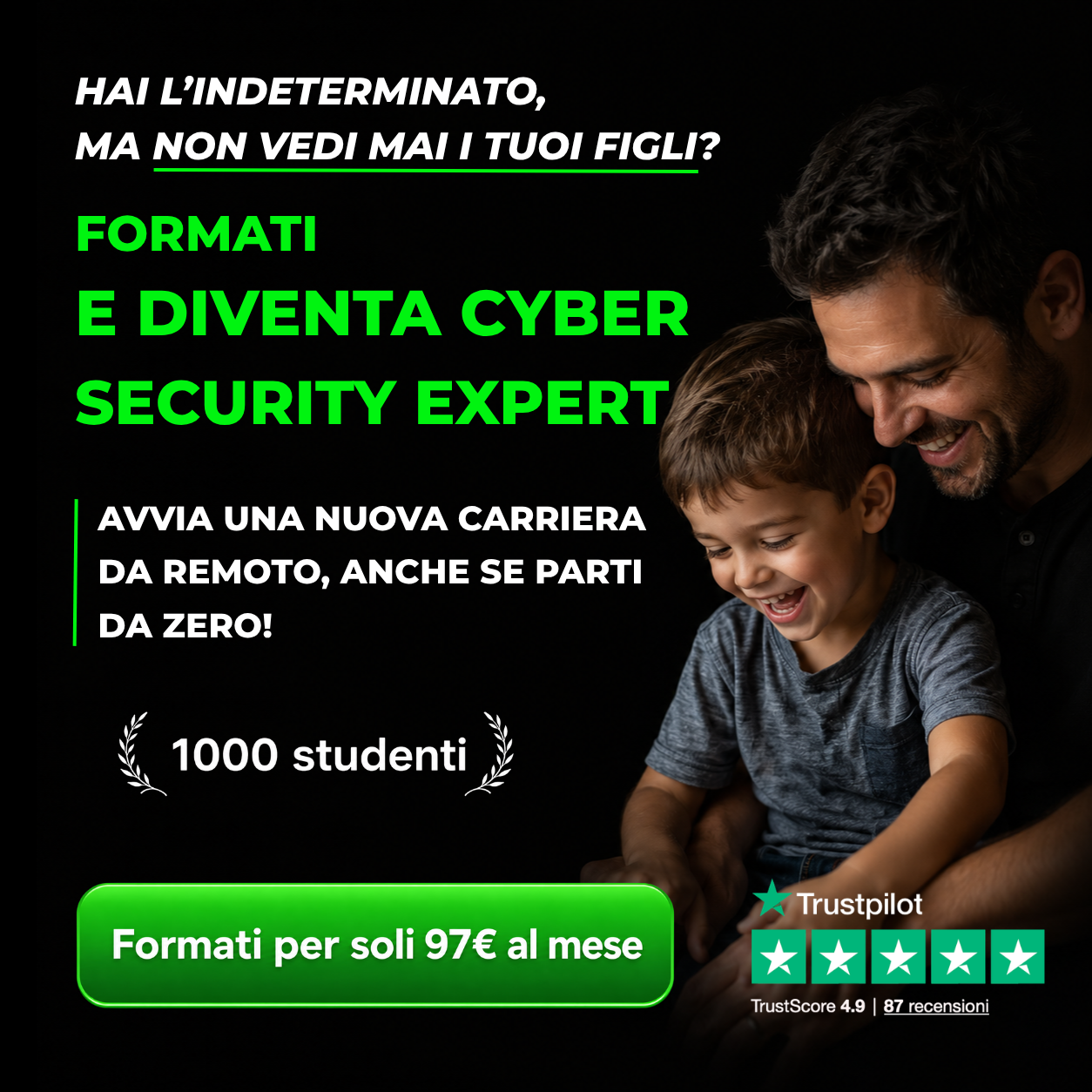 Visione Academy Facebook ad: Formazione Informatica Certificata