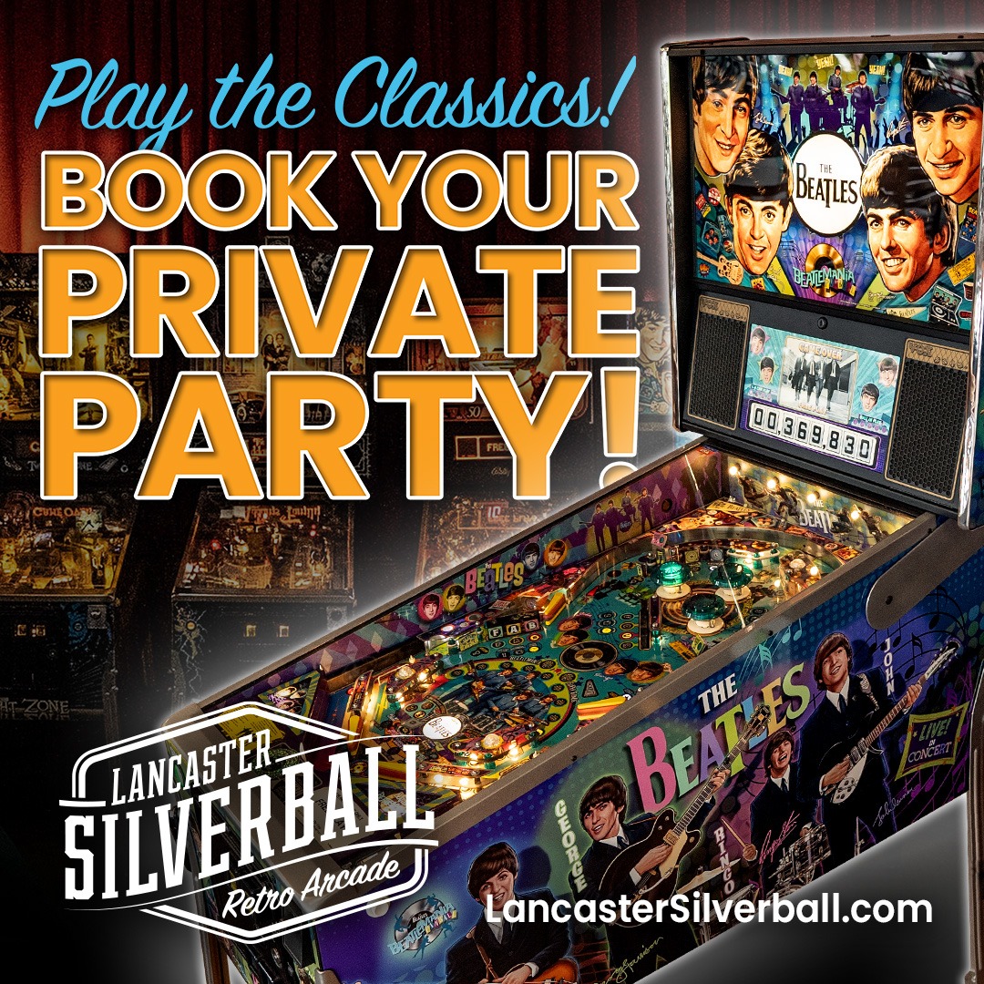 Lancaster Silverball Retro Arcade Facebook ad from Jun 2, 2026