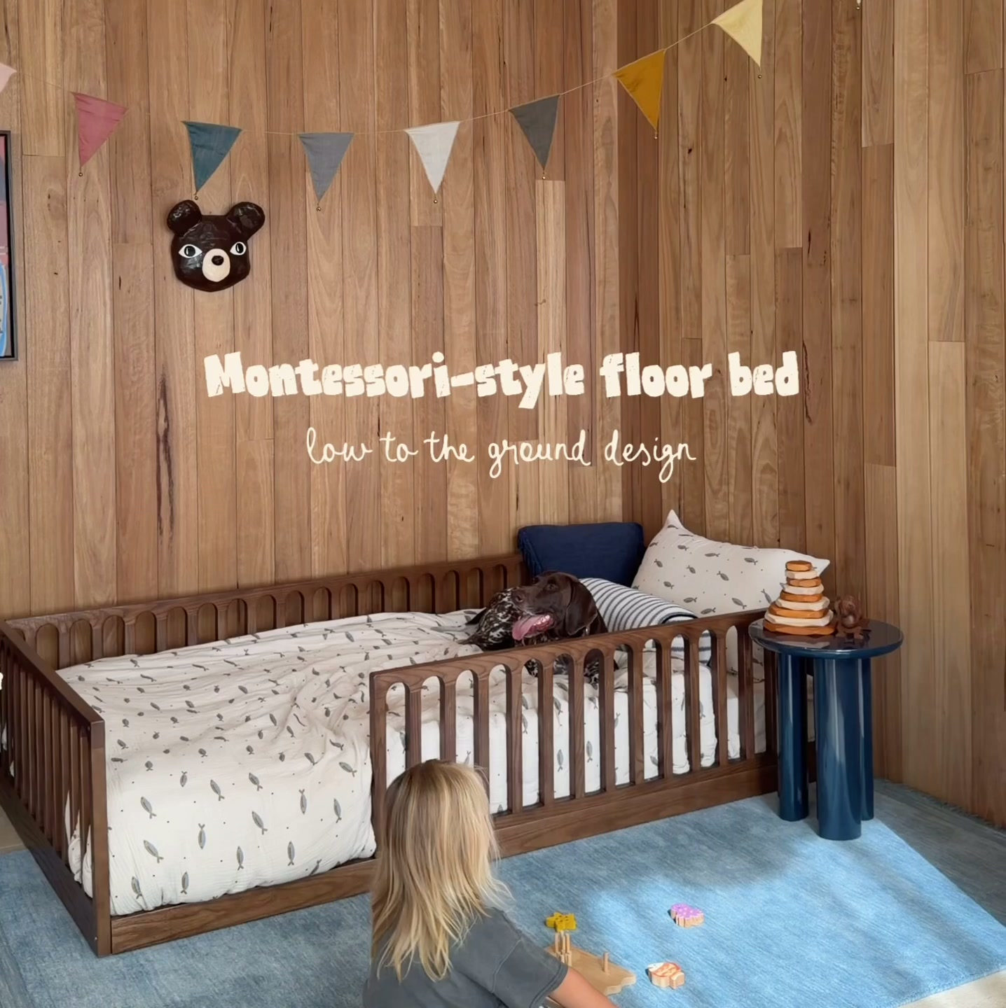 Sacred Bundle Facebook ad: The Montessori-Inspired Floor Bed