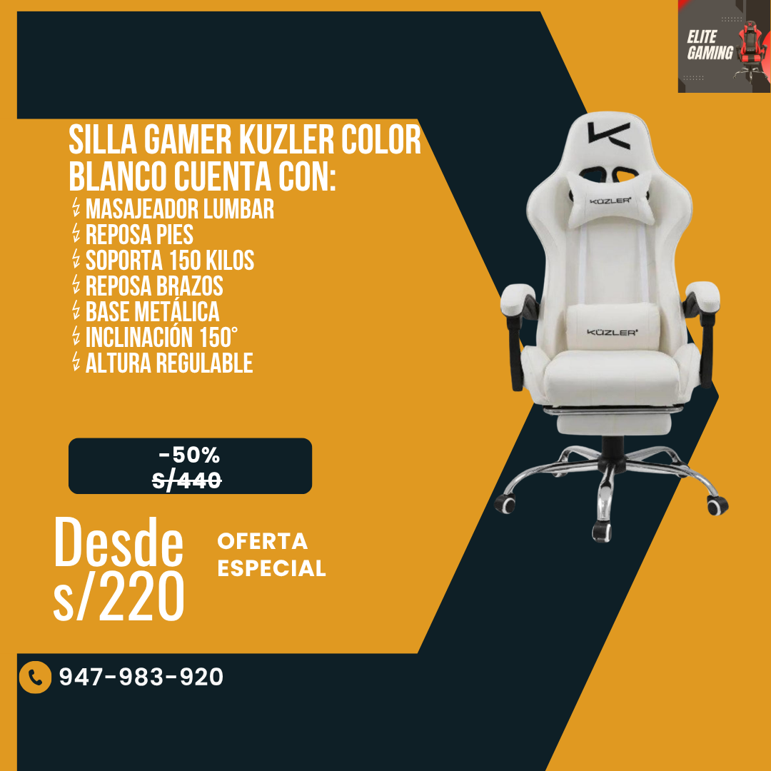 Elite Gaming Facebook ad: Somos Elite Gaming Sillas Gamer y Gerenciales que…