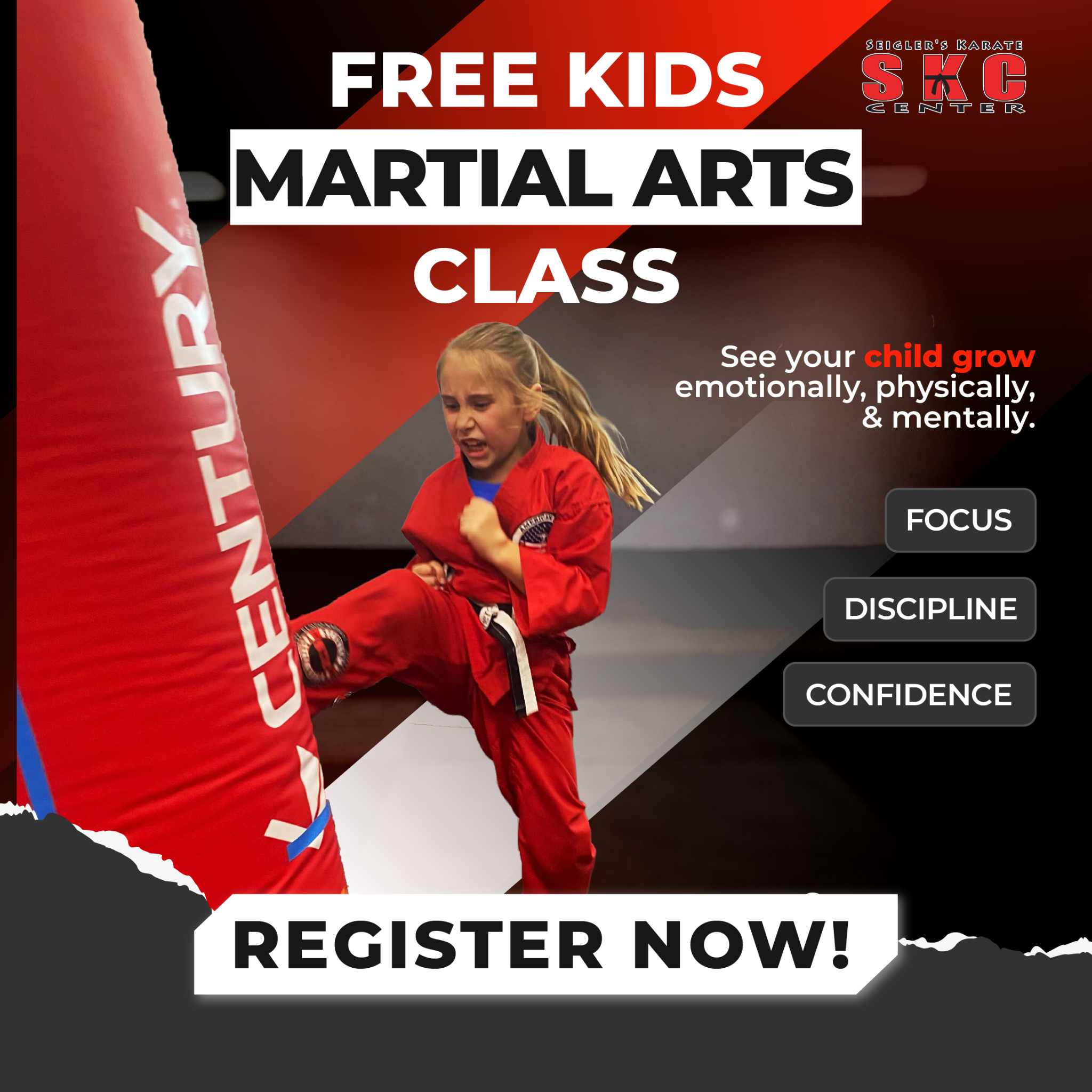 Seigler's Karate Center Facebook ad
