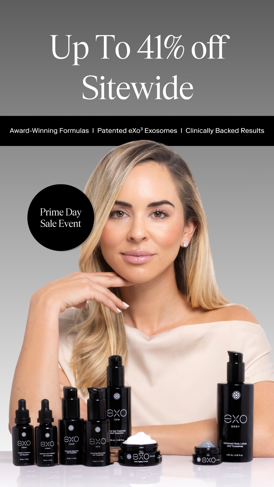 Exoceuticals Facebook ad