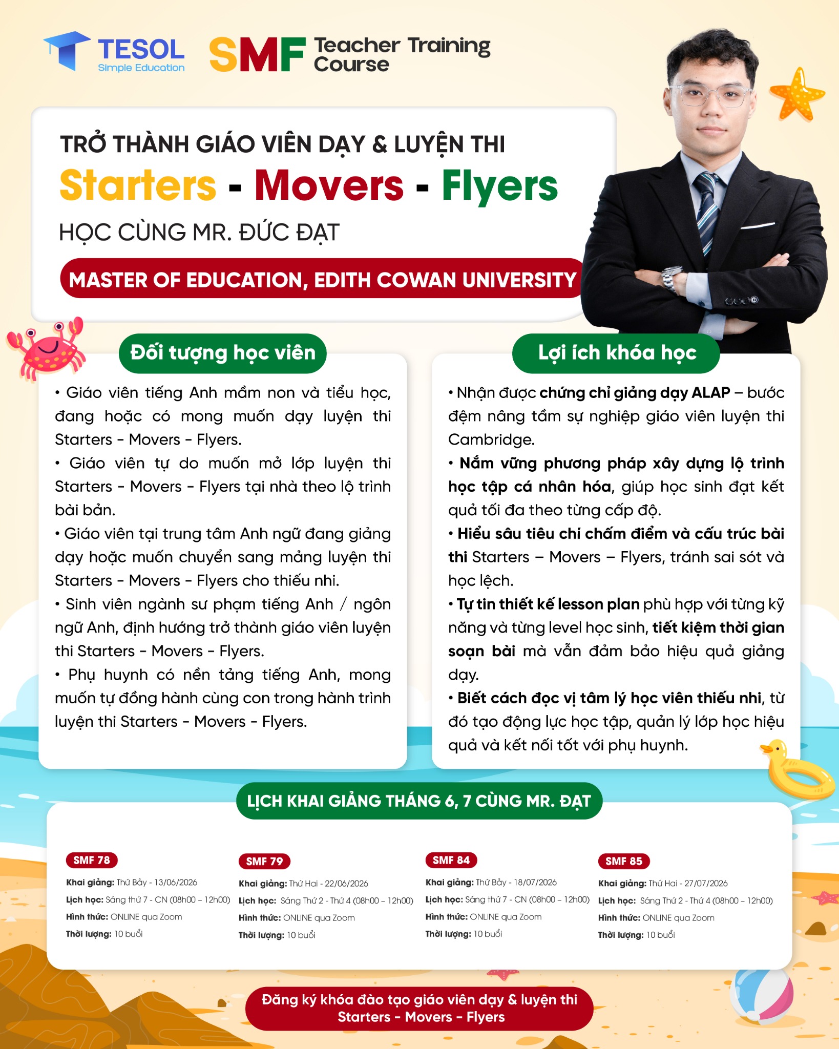 TSE - Đào tạo kỹ năng dạy luyện thi Starters, Movers, Flyers Facebook ad