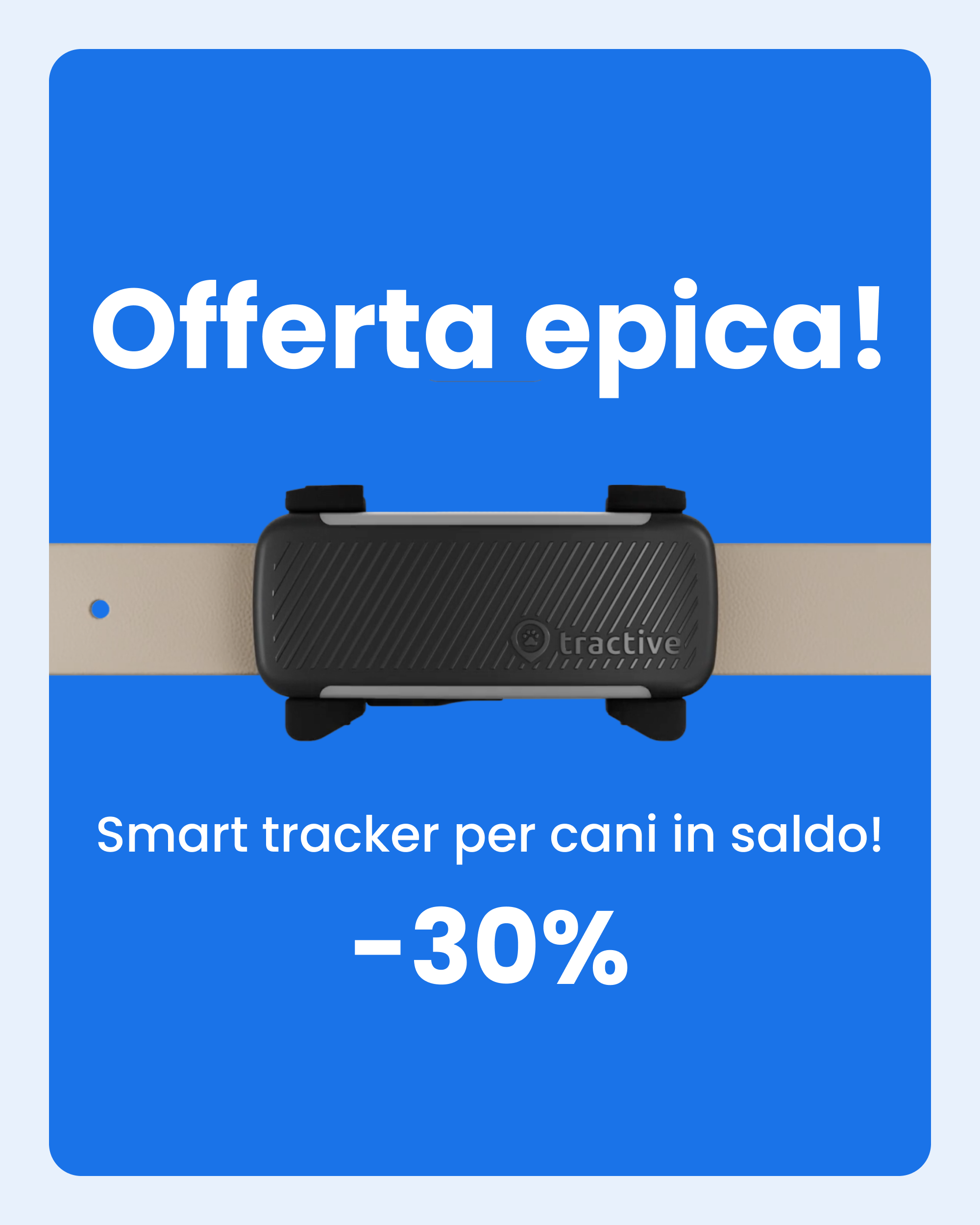 Tractive Facebook ad