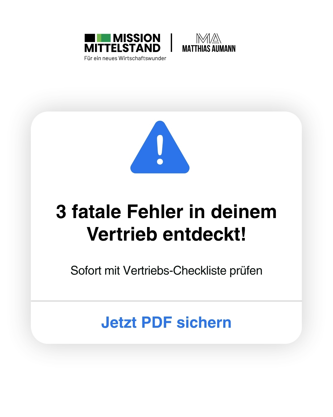 Matthias Aumann Facebook ad