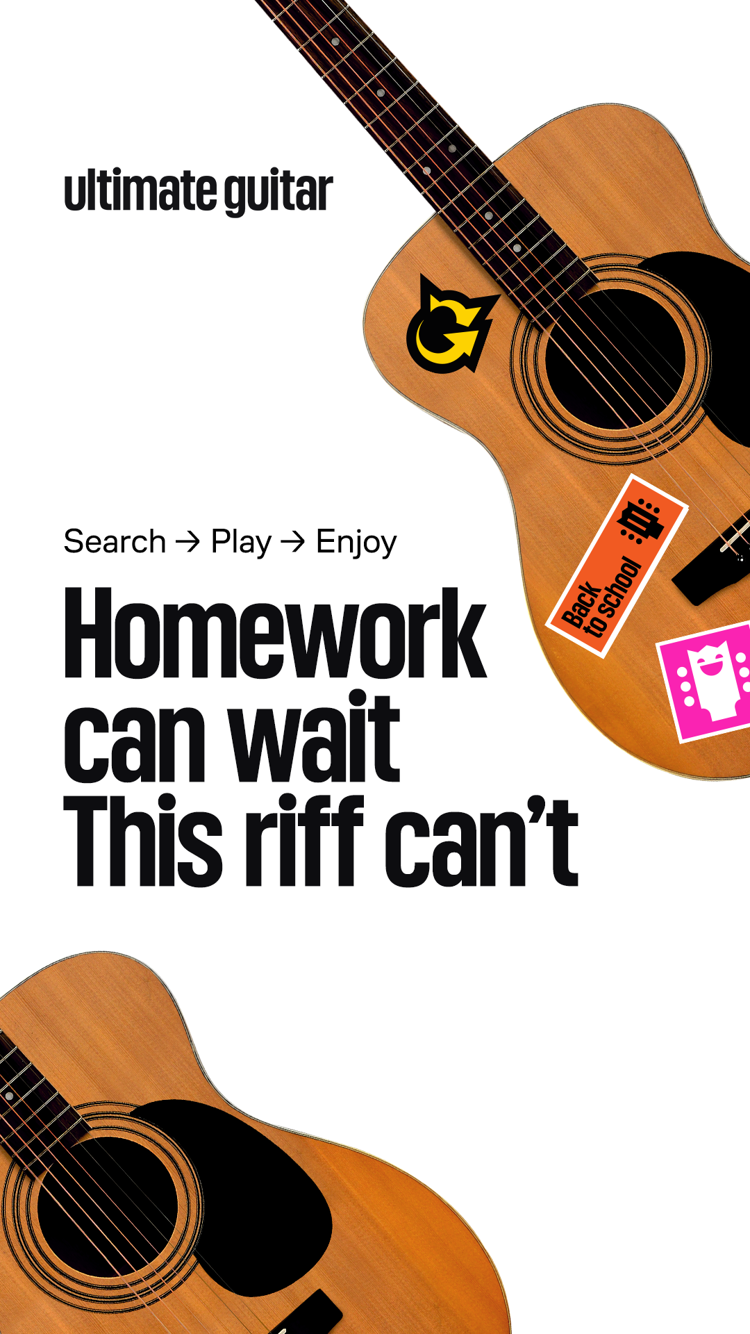 Ultimate Guitar Facebook ad