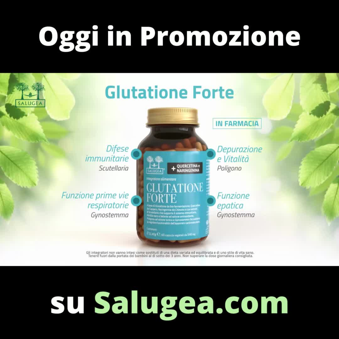 Salugea Facebook ad: Glutatione Forte Salugea