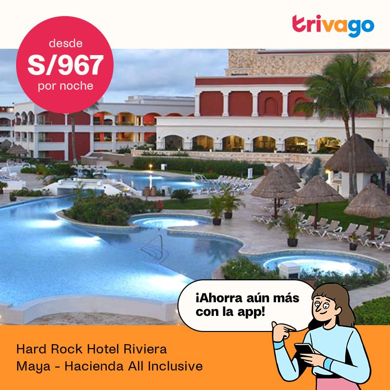 trivago Facebook ad: Obtén la app de trivago, activa las alertas…