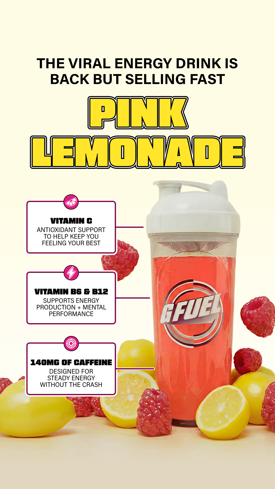 G FUEL Facebook ad