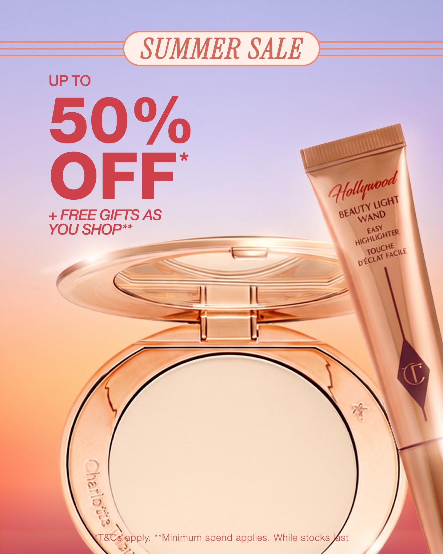 Charlotte Tilbury Facebook ad