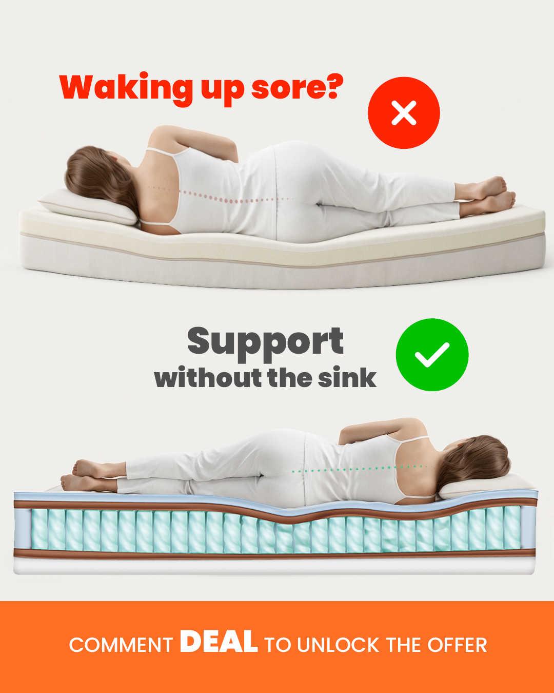 Dormeo USA Facebook ad
