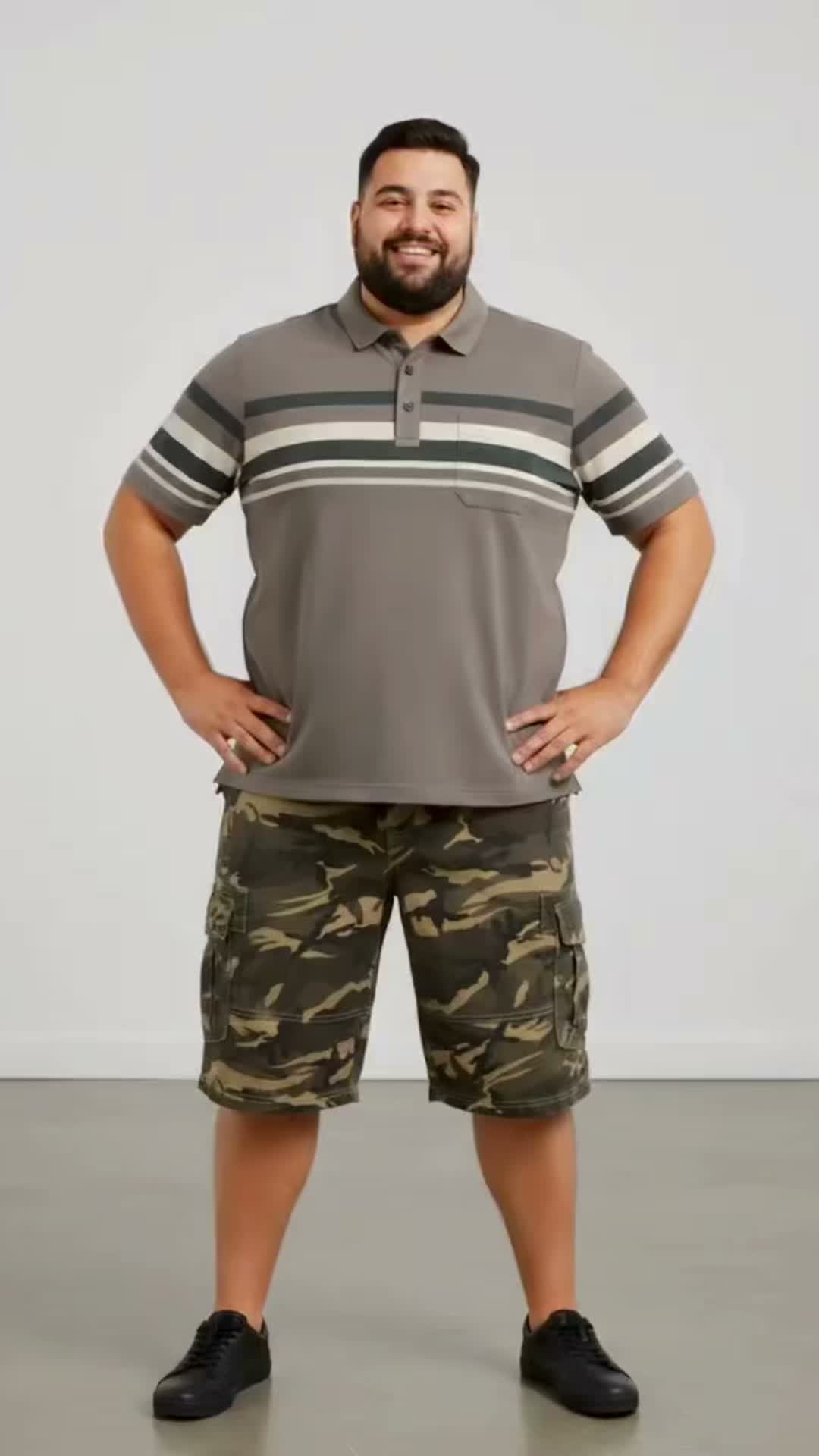 Bigdaddysislandwear Facebook ad: Big fits. Bigger confidence.