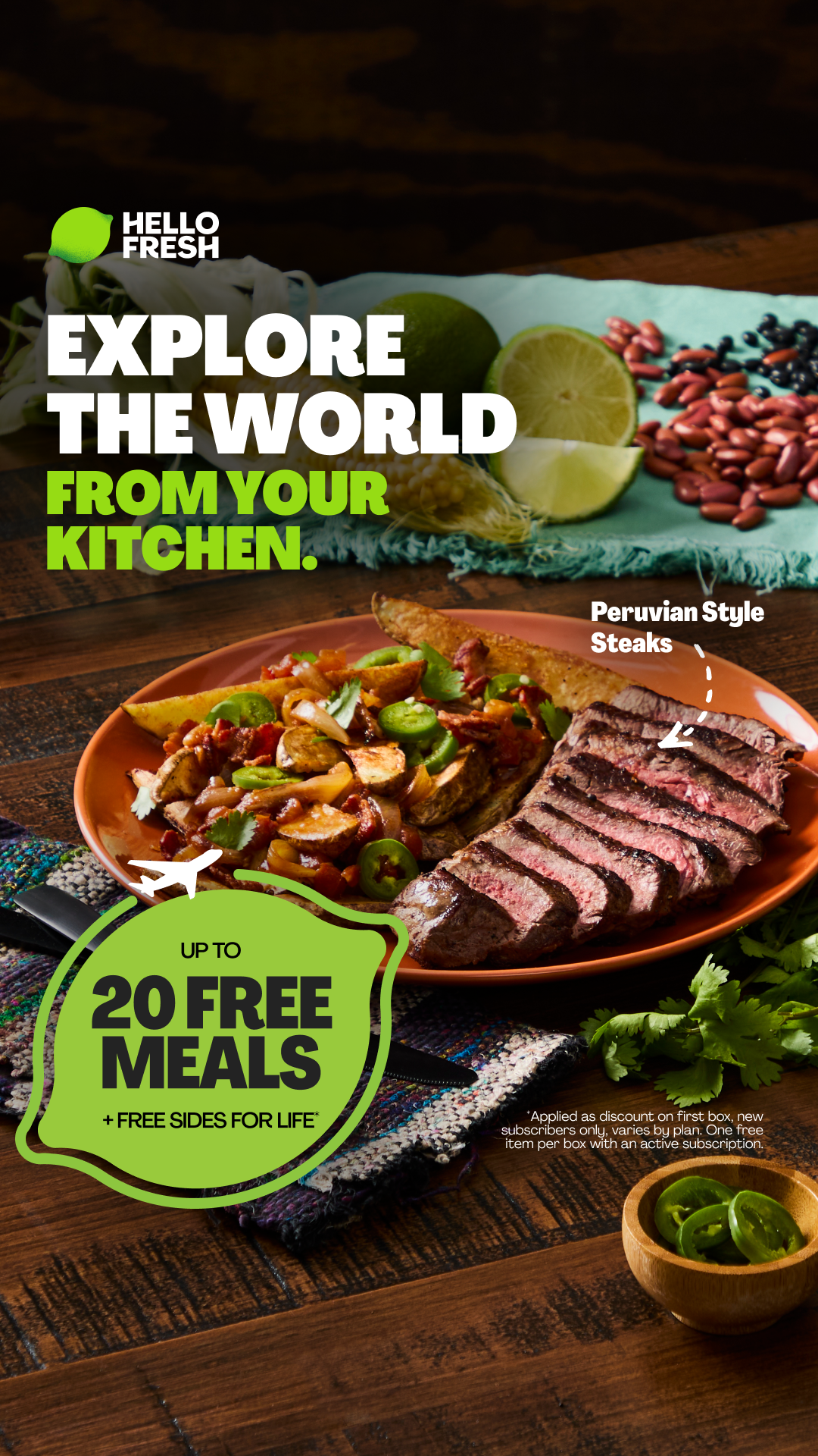 HelloFresh Facebook ad