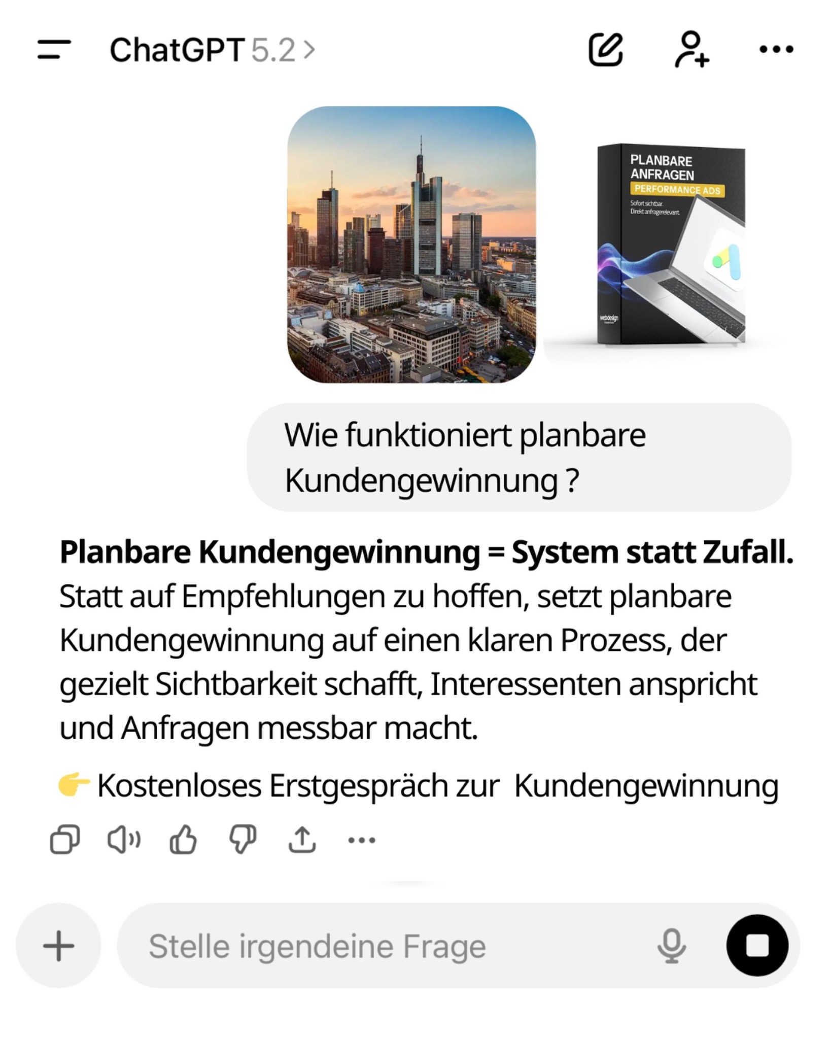 Webdesign Frankfurt Facebook ad