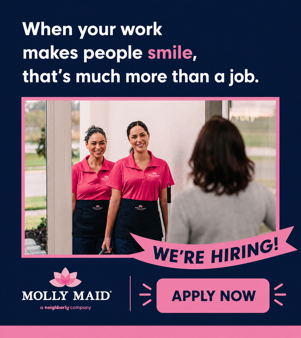 MOLLY MAID of Central & NE Houston Facebook ad from Jun 29, 2026