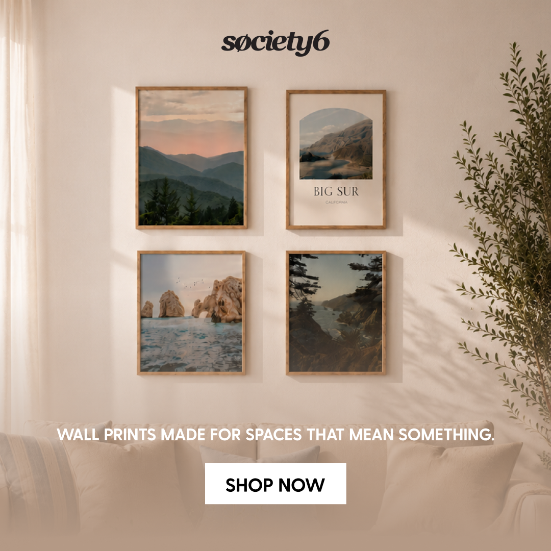 Society6 Facebook ad