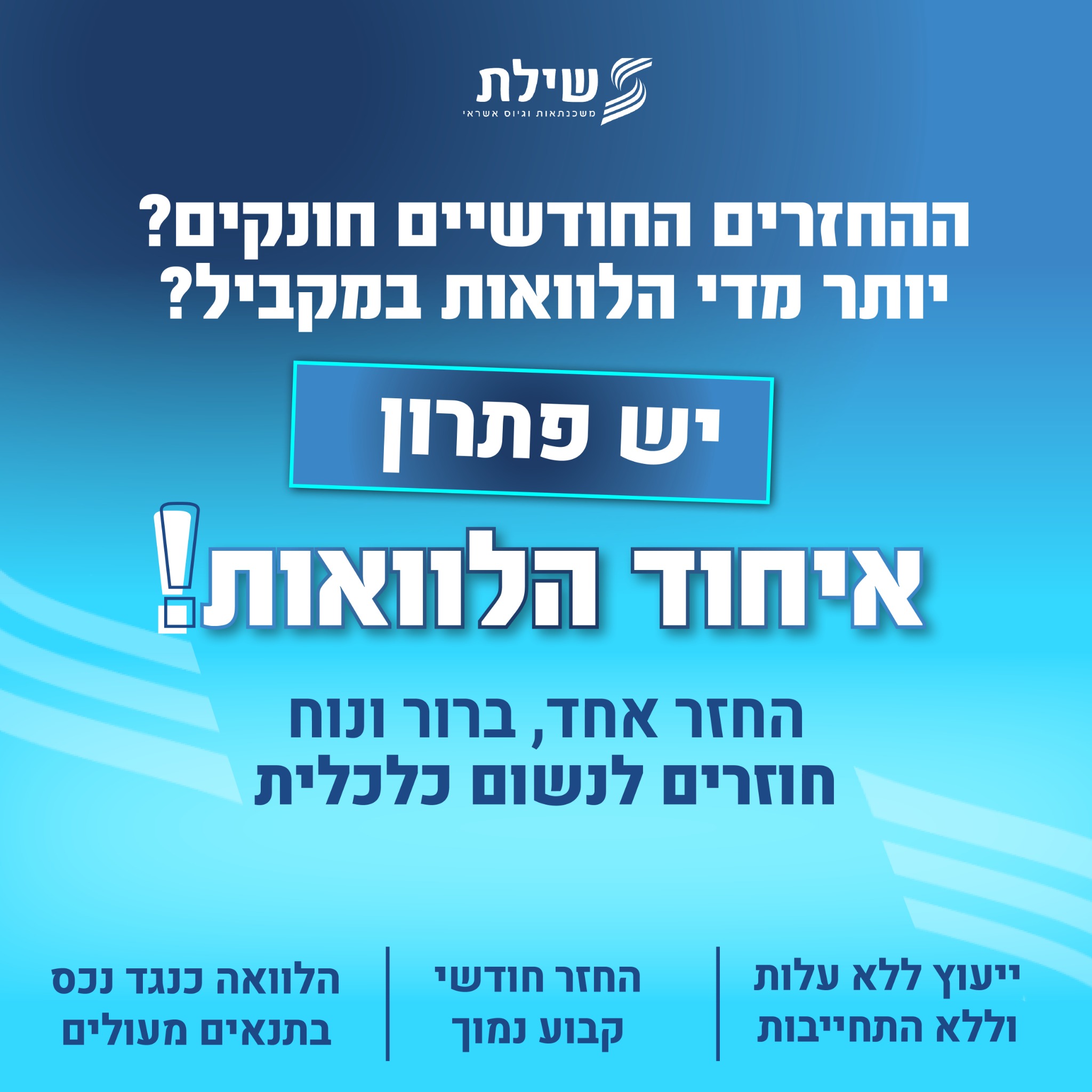 שילת משכנתאות וגיוסי אשראי Facebook ad