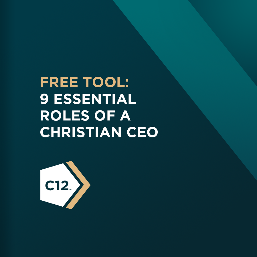 C12 TriState Facebook ad: Free Guide: 9 Essential Roles of a Christian CEO