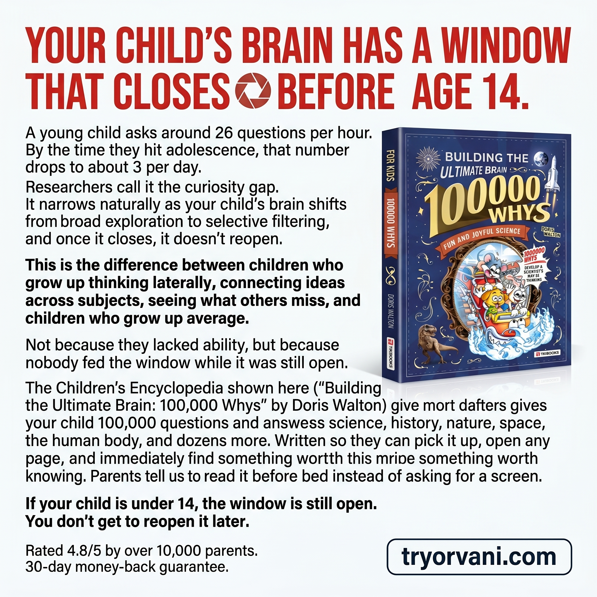 Julian Beaumont Facebook ad: Fuel Their Natural Curiosity