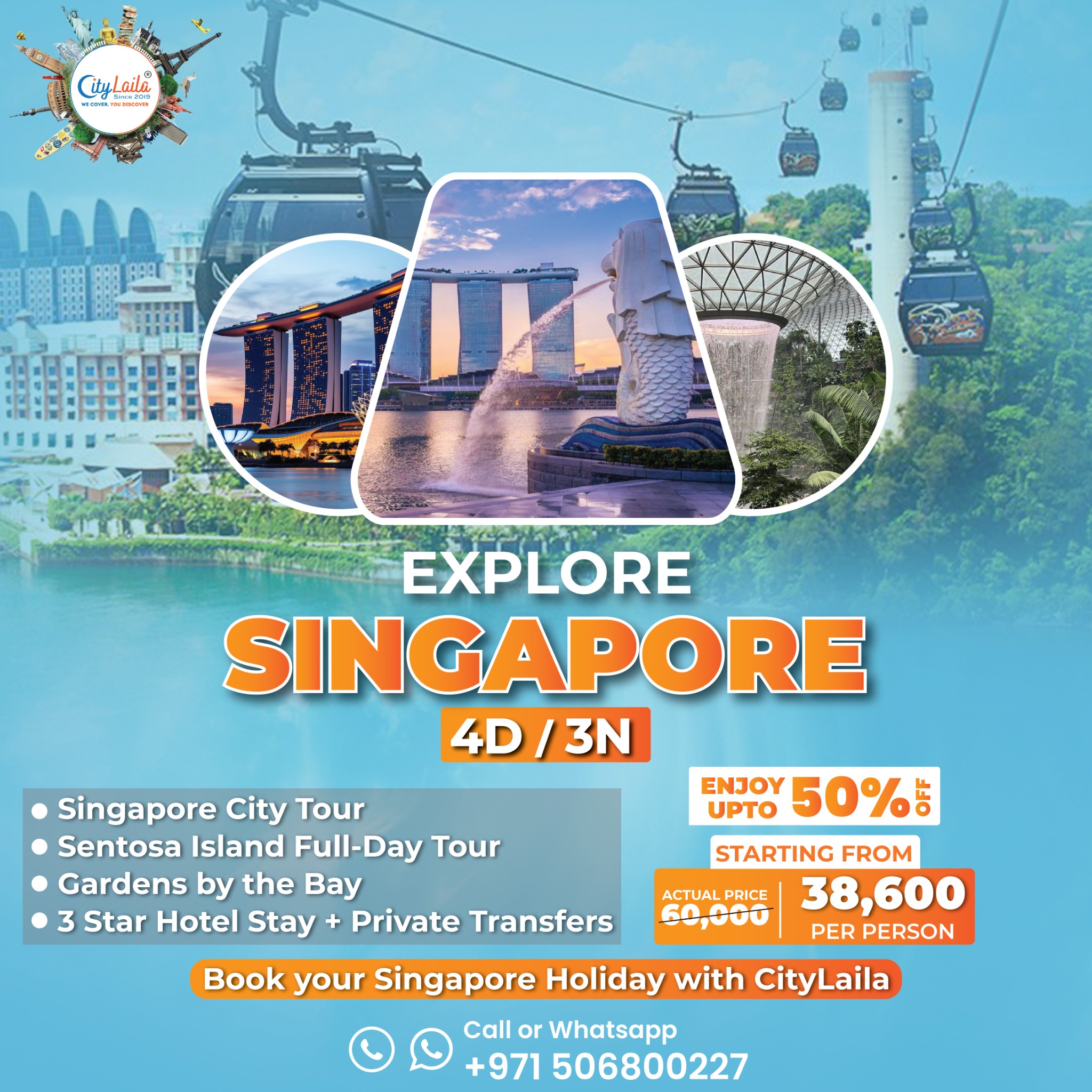 CityLaila Facebook ad: Singapore Summer Offer
