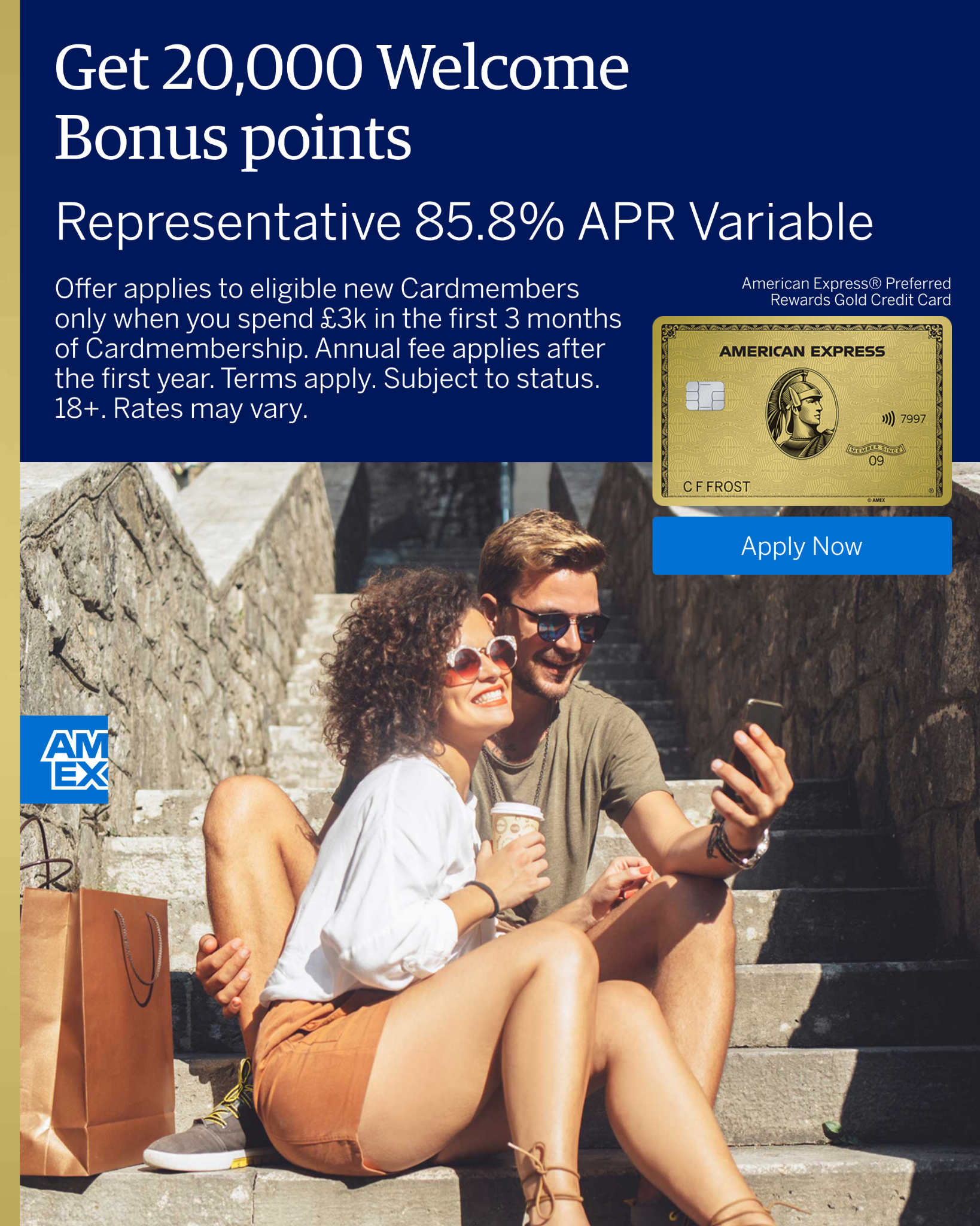 American Express Facebook ad