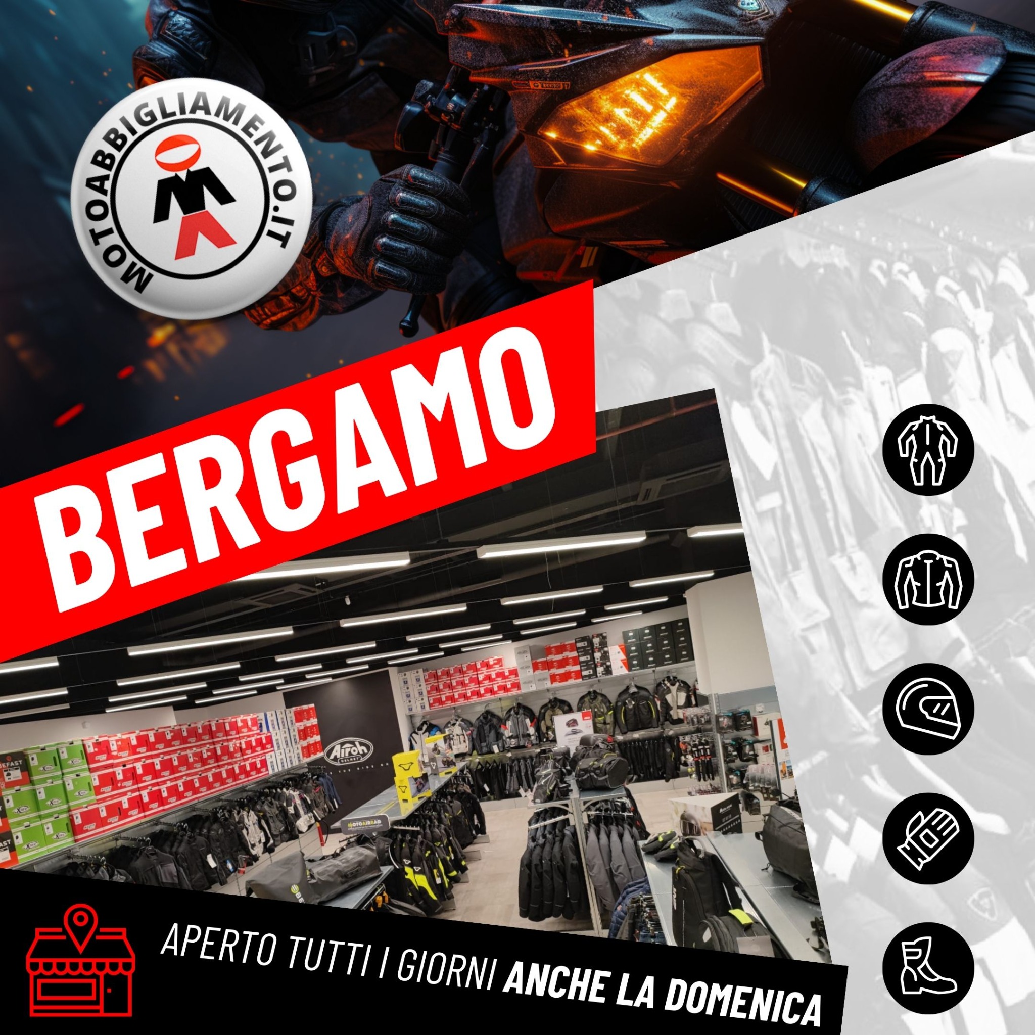 Motoabbigliamento.it Facebook ad from Jan 7, 2025