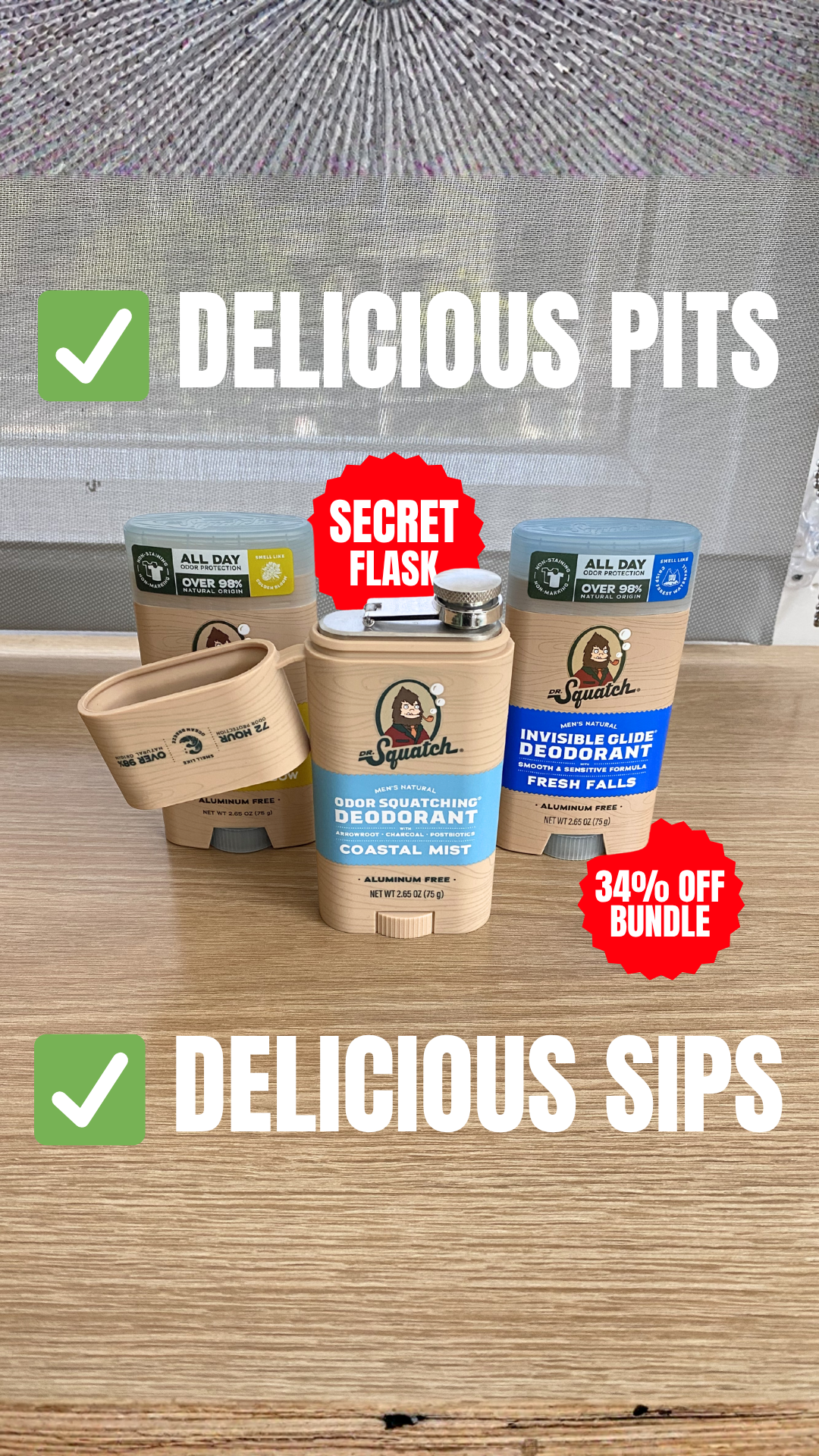 Dr. Squatch Facebook ad