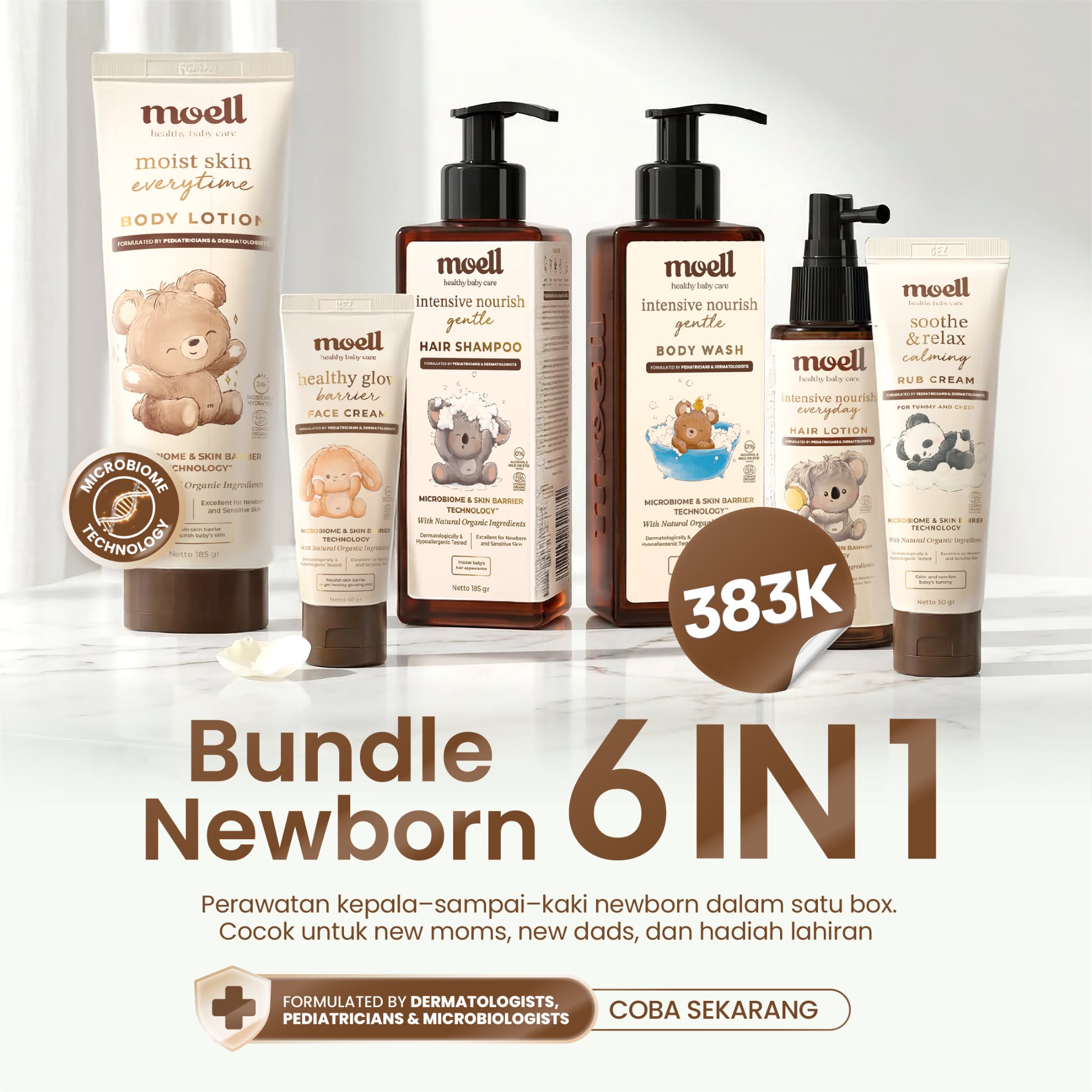 Moell Hair & Body Care  Facebook ad
