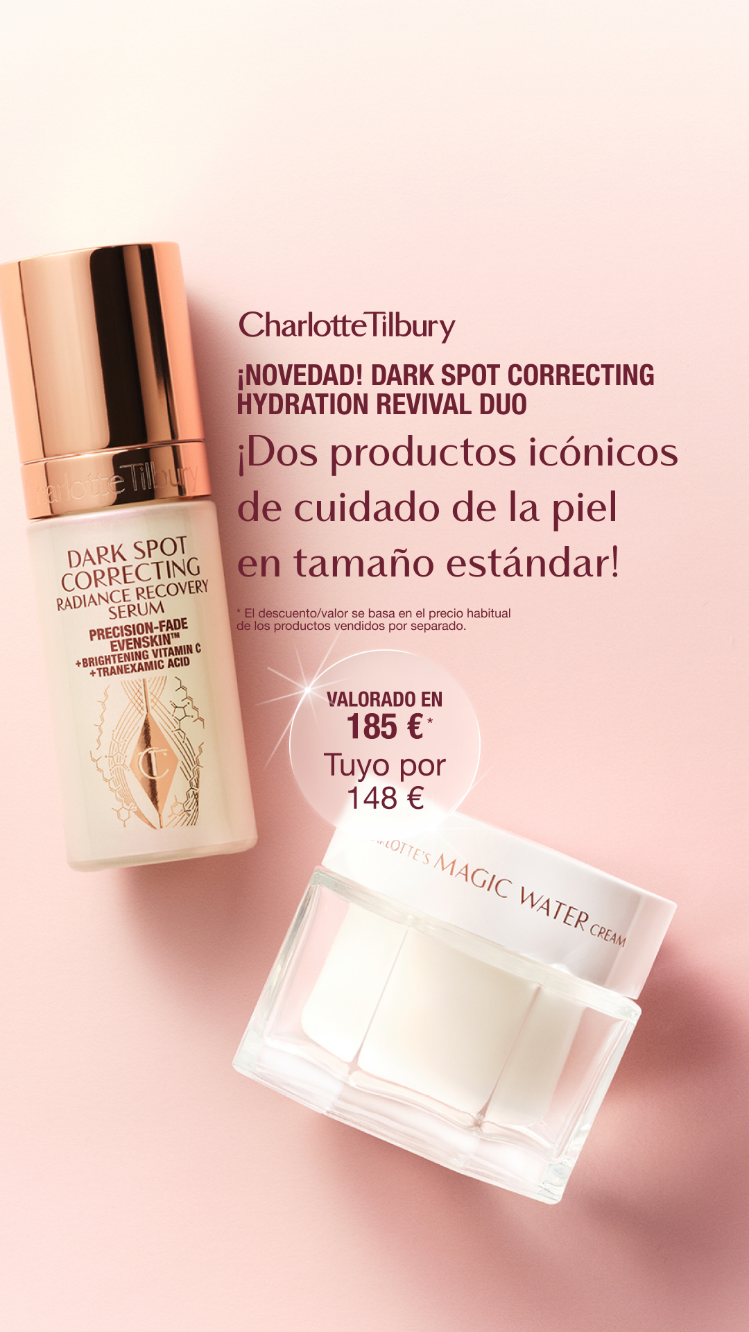 Charlotte Tilbury Skincare Facebook ad