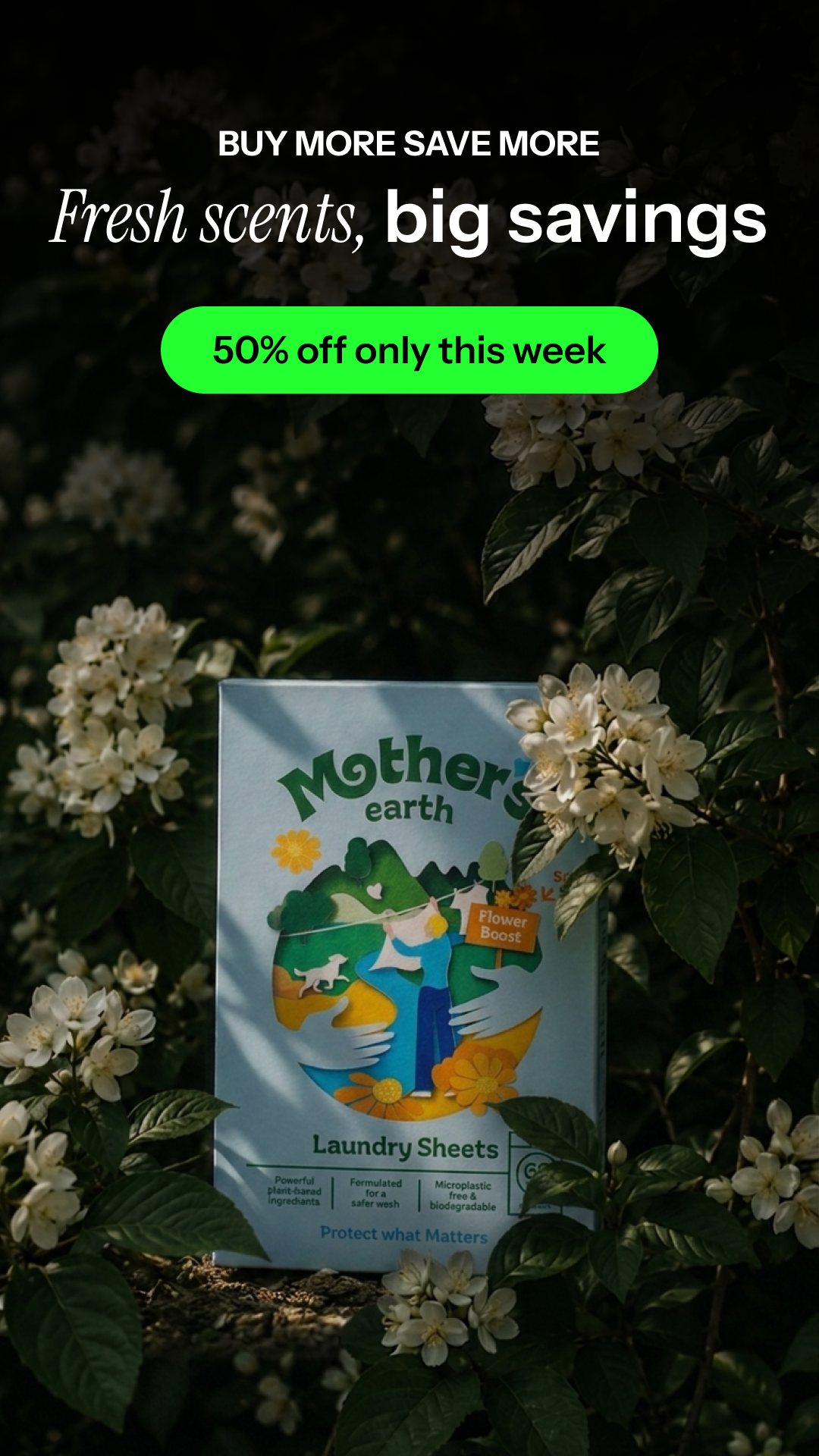 Mothers Earth Facebook ad