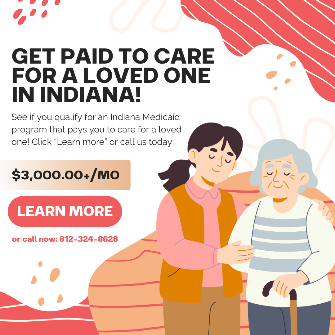 Paid.care Facebook ad: Get Paid for Being A Caregiver