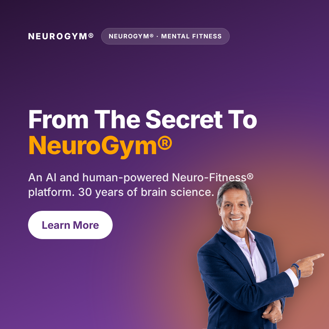 NeuroGym Facebook ad: From The Secret To NeuroGym