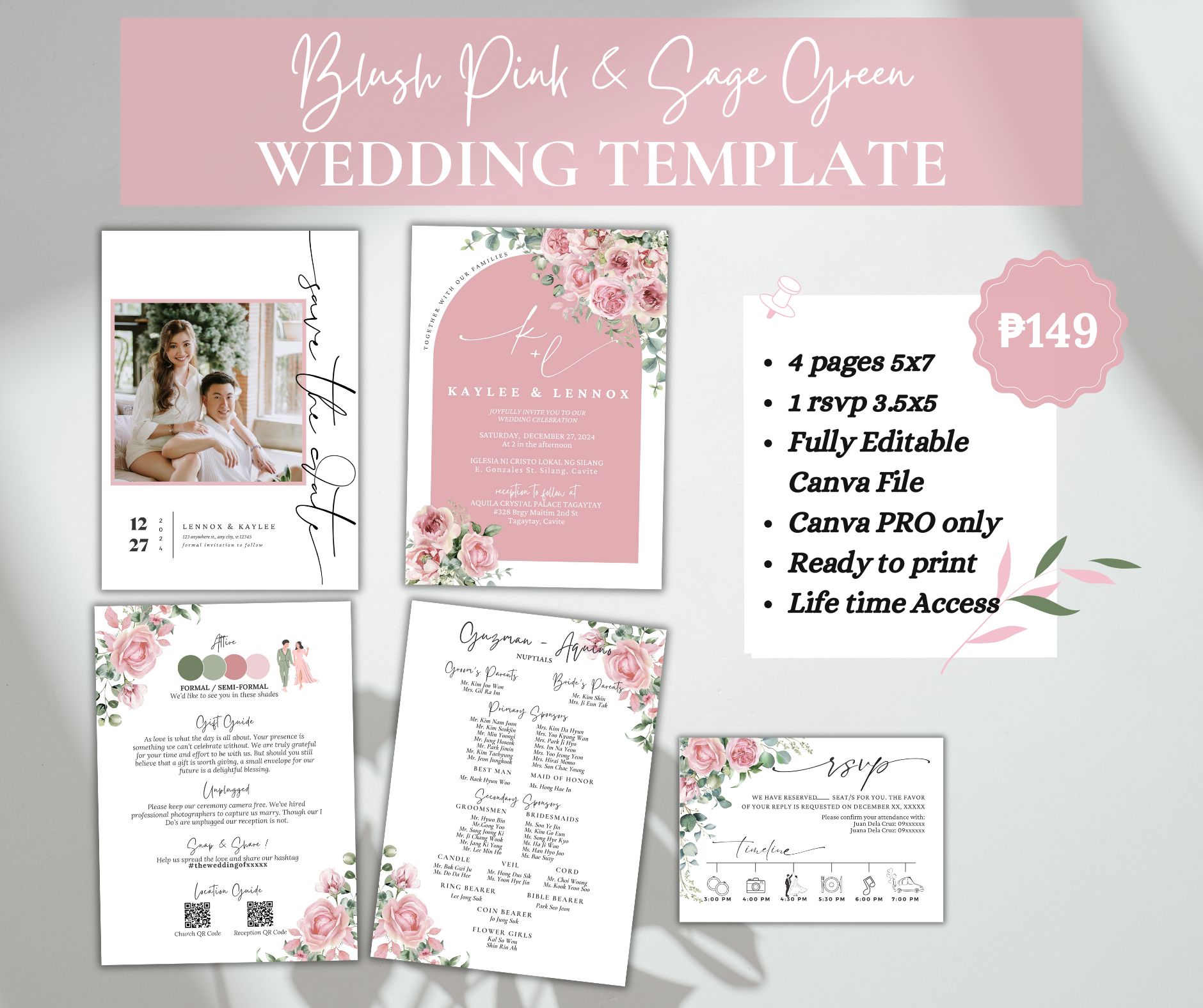 DigiLab Creative Facebook ad: Affordable Wedding Invitation Templates