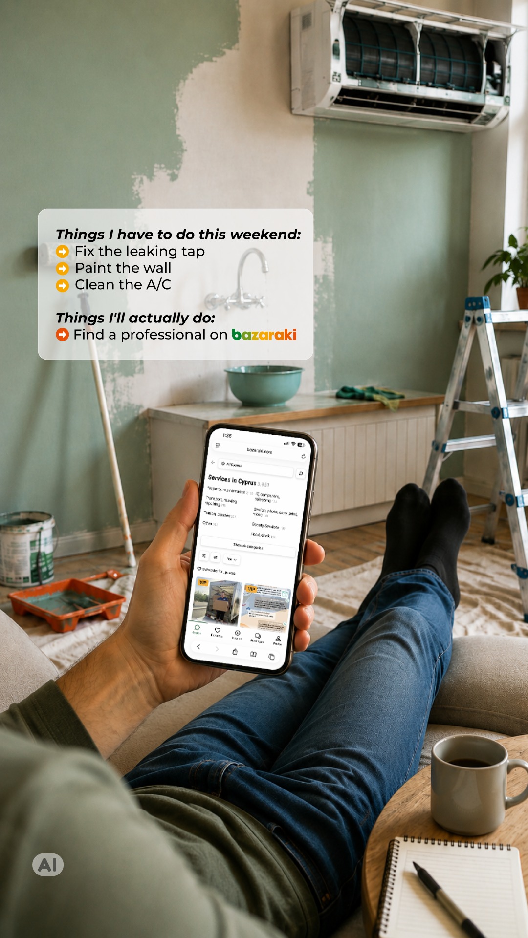 Bazaraki.com Cyprus Facebook ad